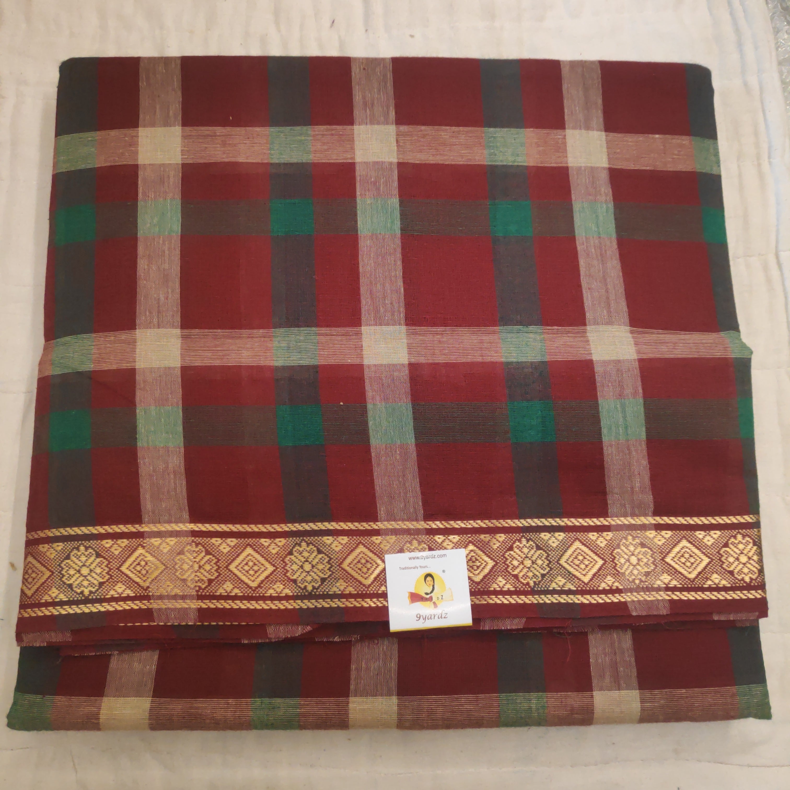Chettinadu / Karaikudi cotton 10.5 yards madisar