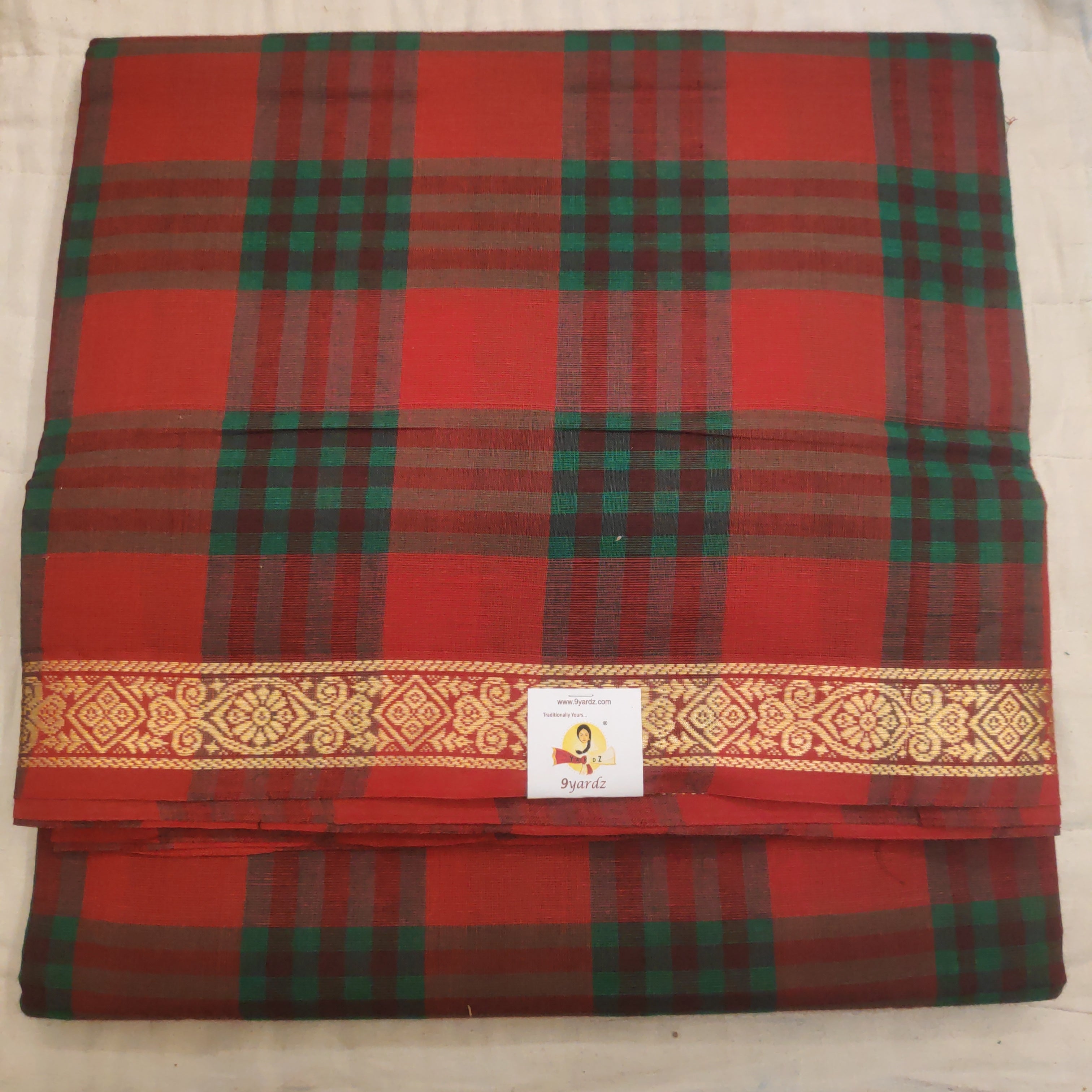 Chettinadu / Karaikudi cotton 10.5 yards madisar