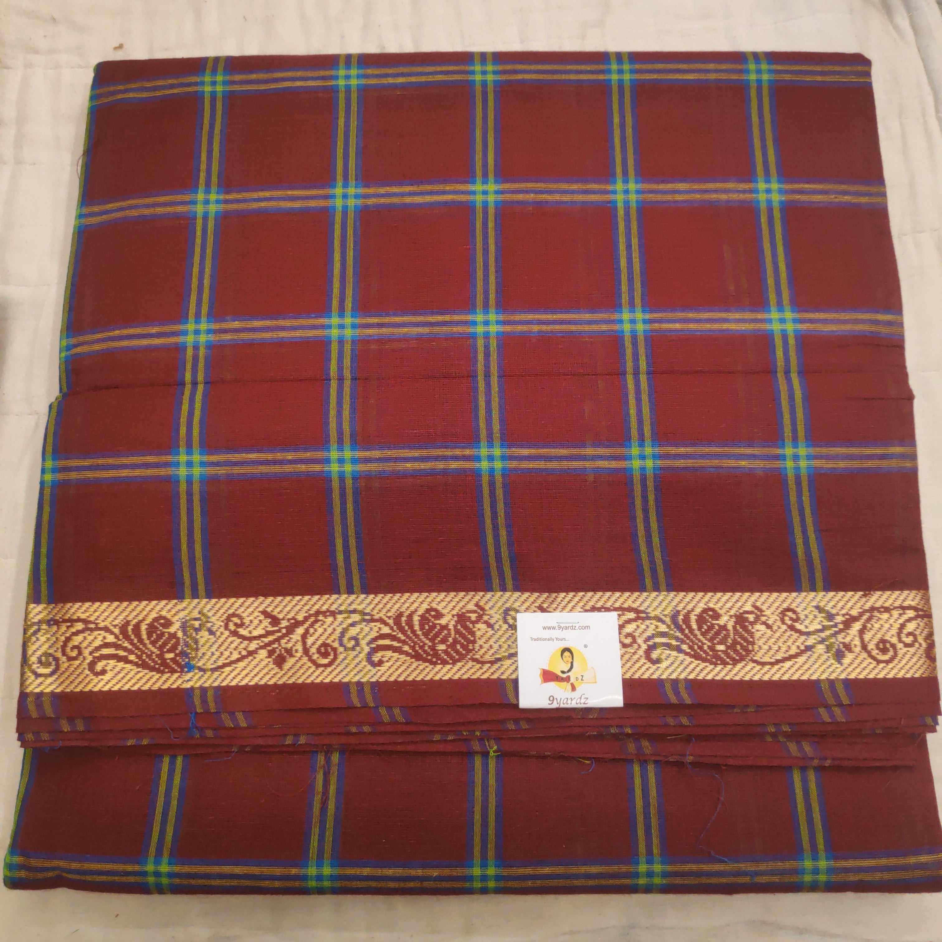 Chettinadu / Karaikudi cotton 10.5 yards madisar