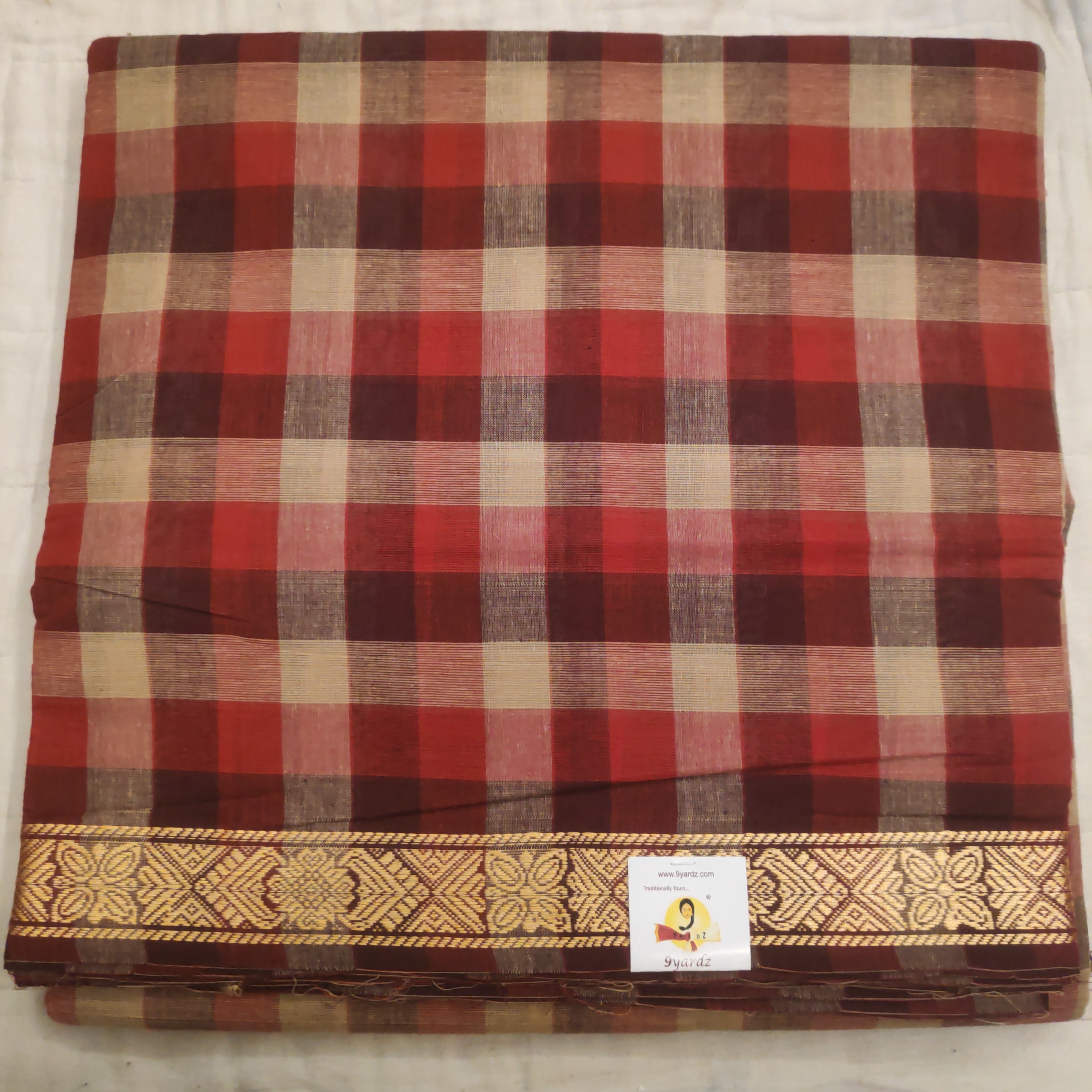 Chettinadu / Karaikudi cotton 10.5 yards madisar
