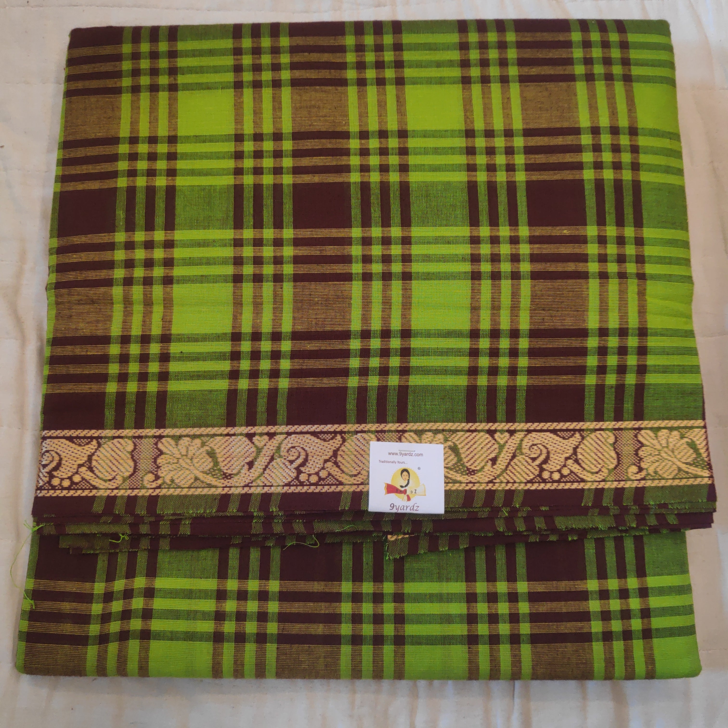 Chettinadu / Karaikudi cotton 10.5 yards madisar