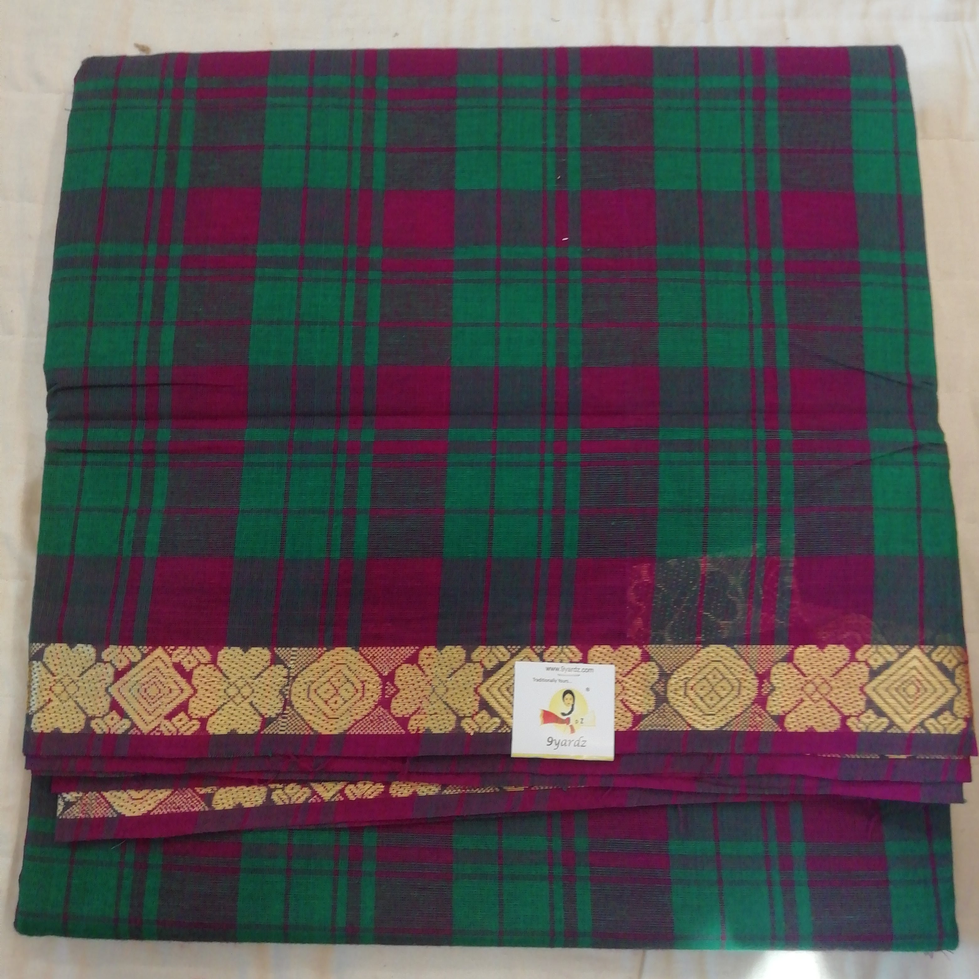 Chettinadu / Karaikudi cotton 10.5 yards madisar