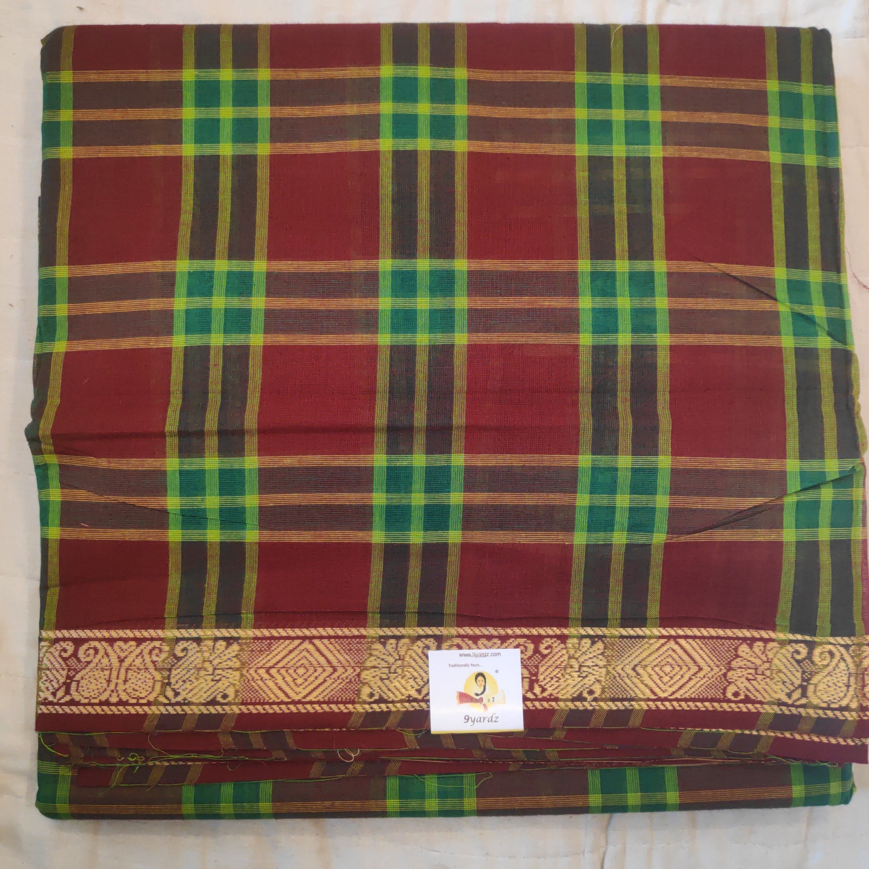 Chettinadu / Karaikudi cotton 10.5 yards madisar