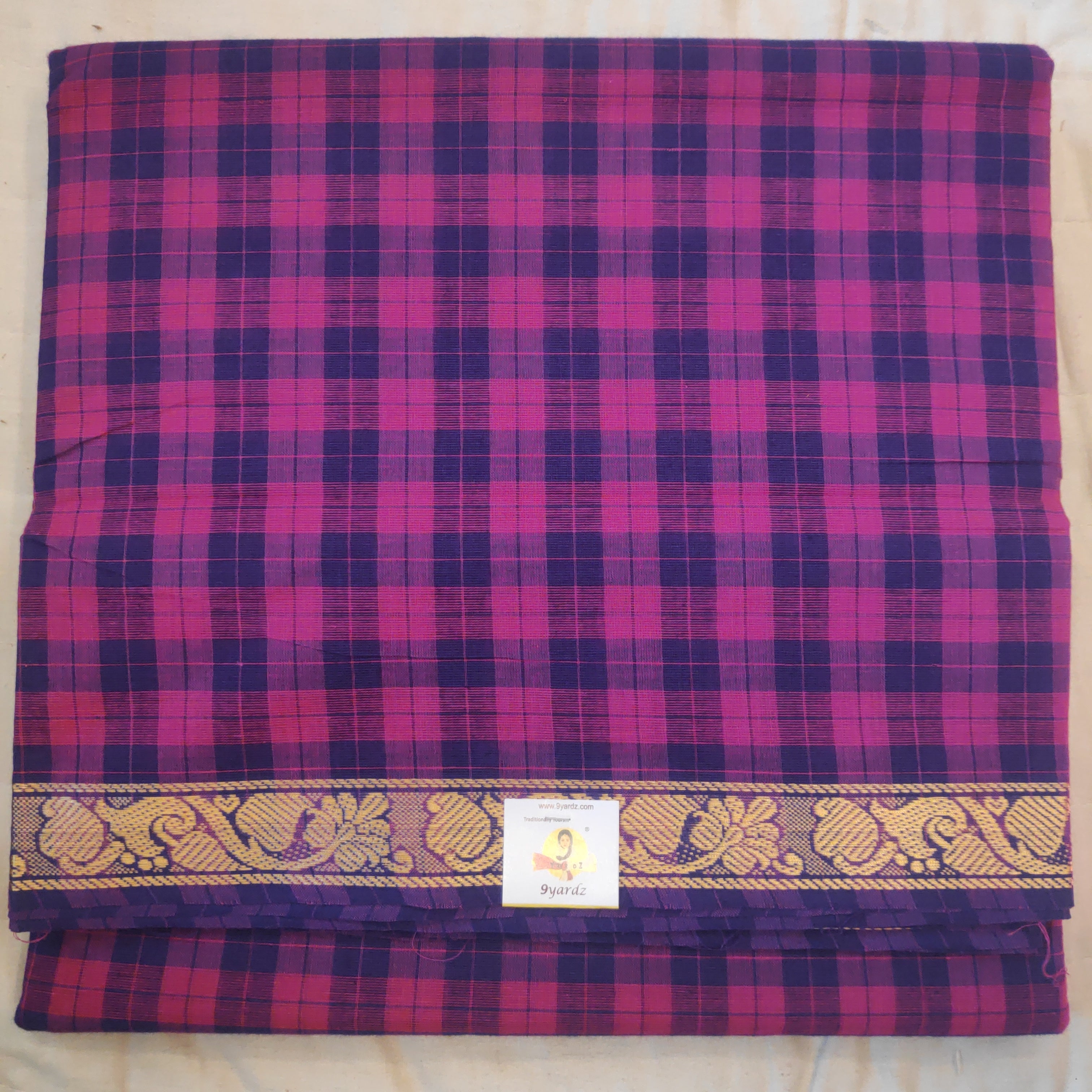 Chettinadu / Karaikudi cotton 10.5 yards madisar