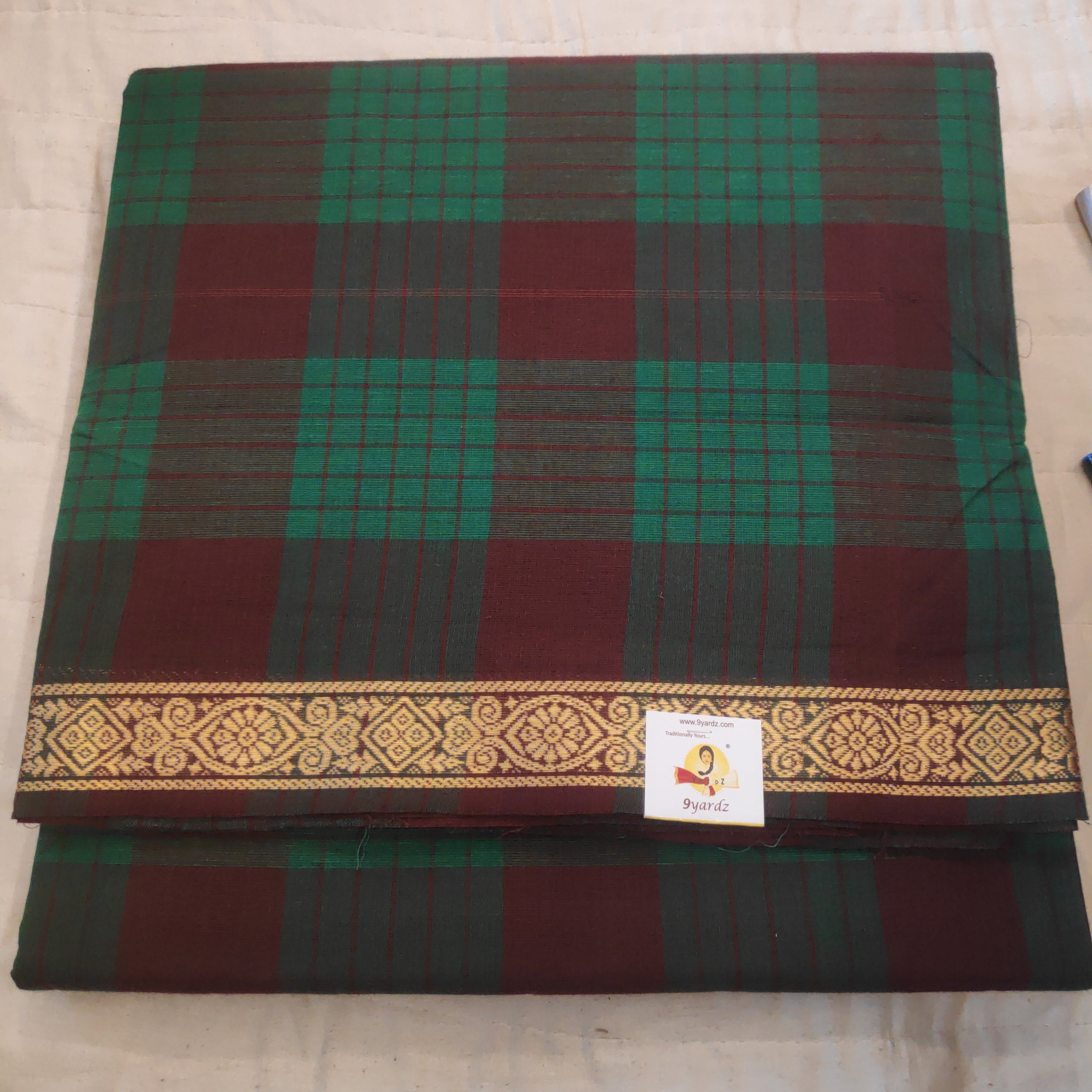 Chettinadu / Karaikudi cotton 10.5 yards madisar