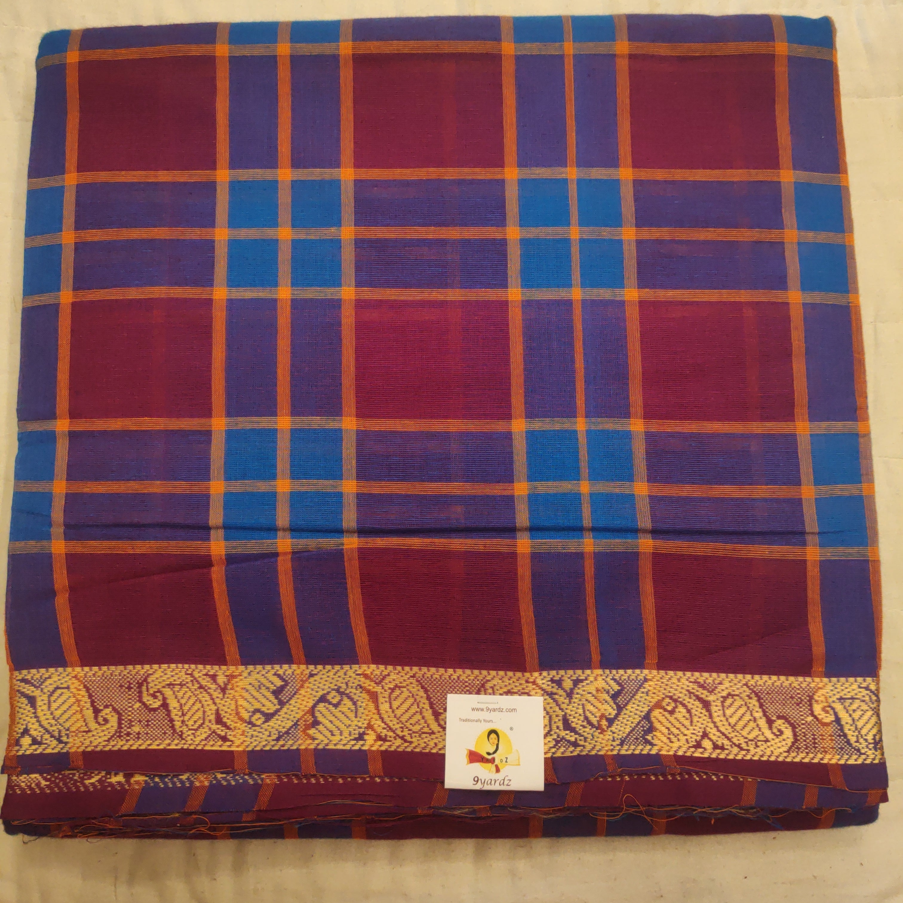 Chettinadu / Karaikudi cotton 10.5 yards madisar