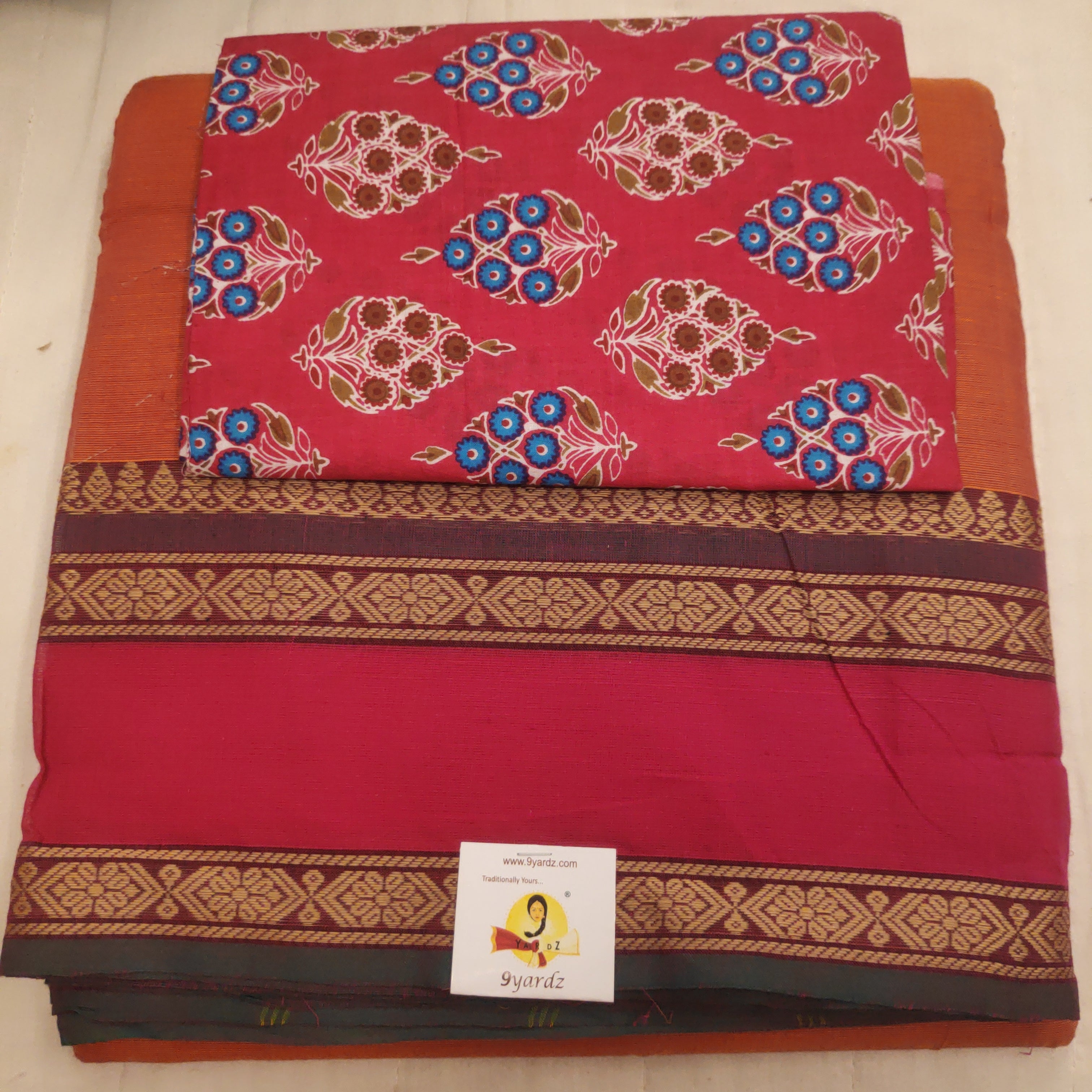 Arupukottai cotton 10 yards madisar