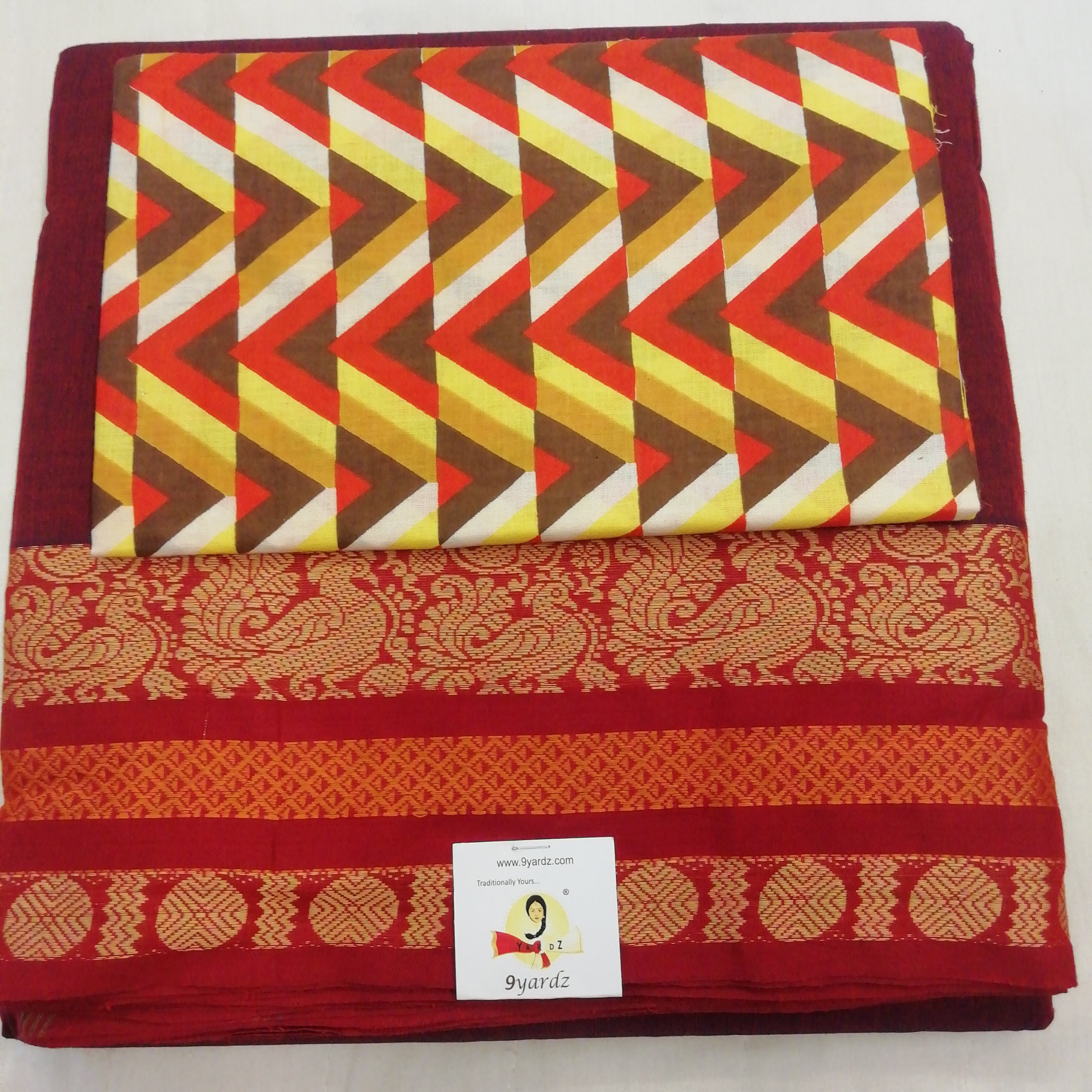 Arupukottai cotton 10 yards madisar