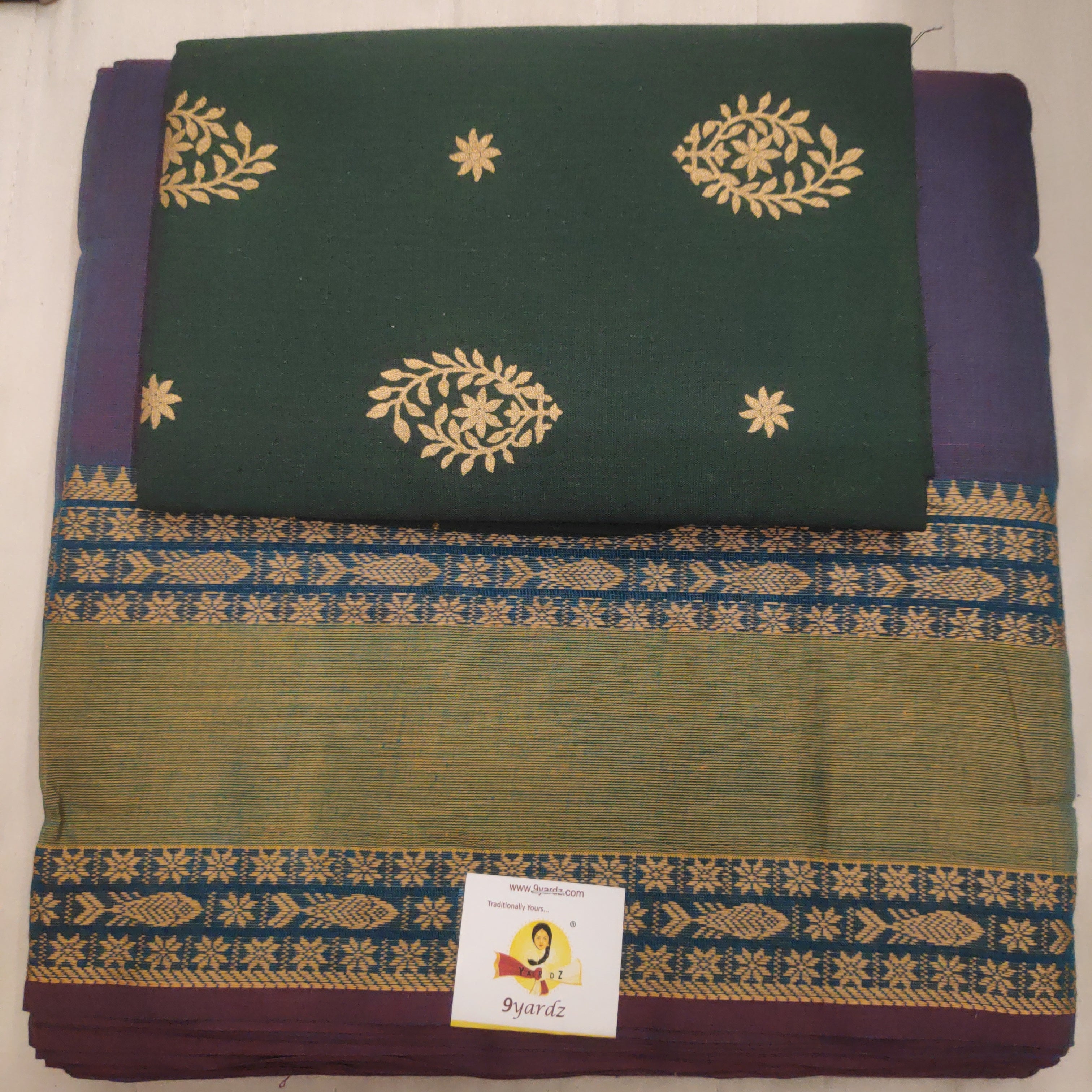 Arupukottai cotton 10 yards madisar