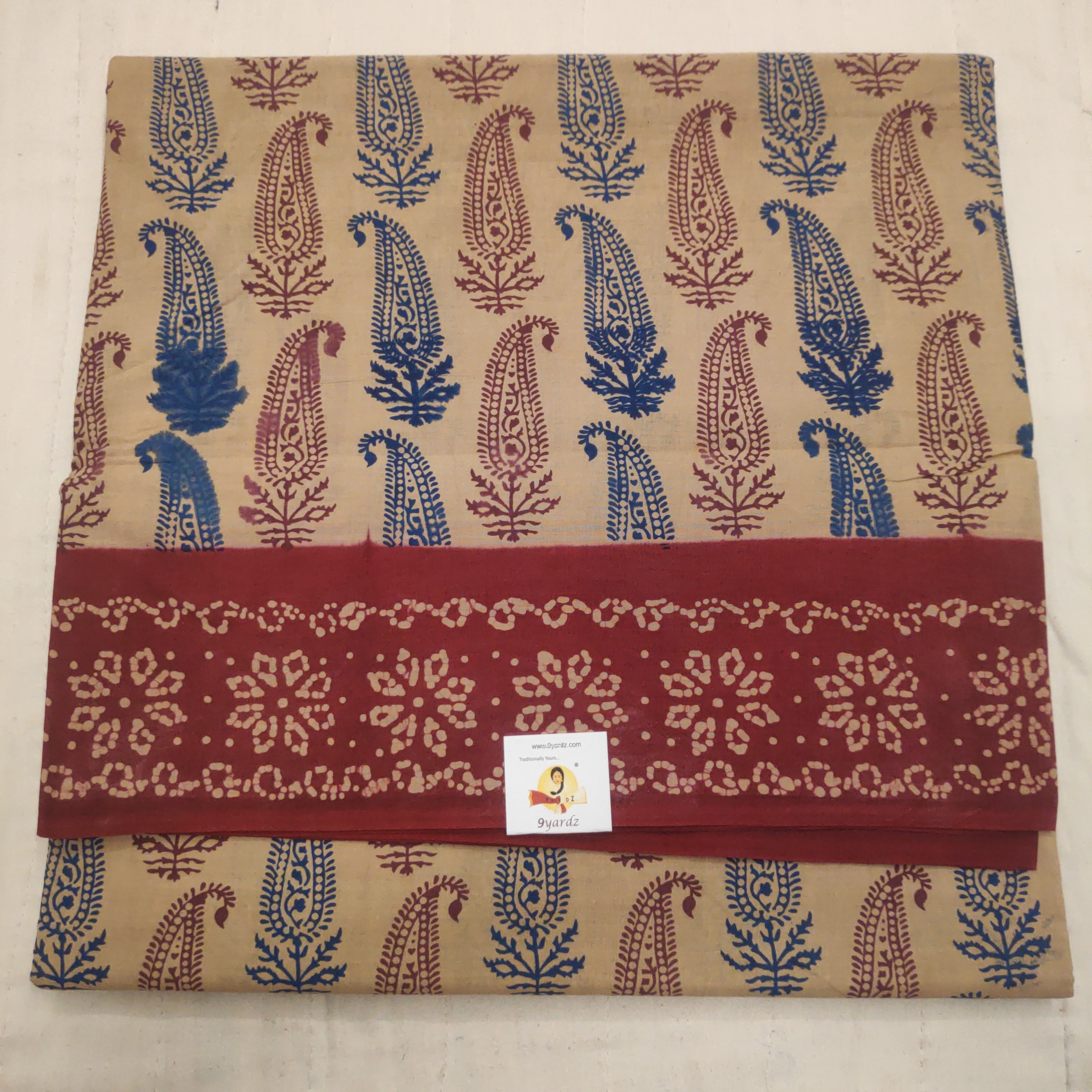 Sungudi cotton 10.5 yards madisar