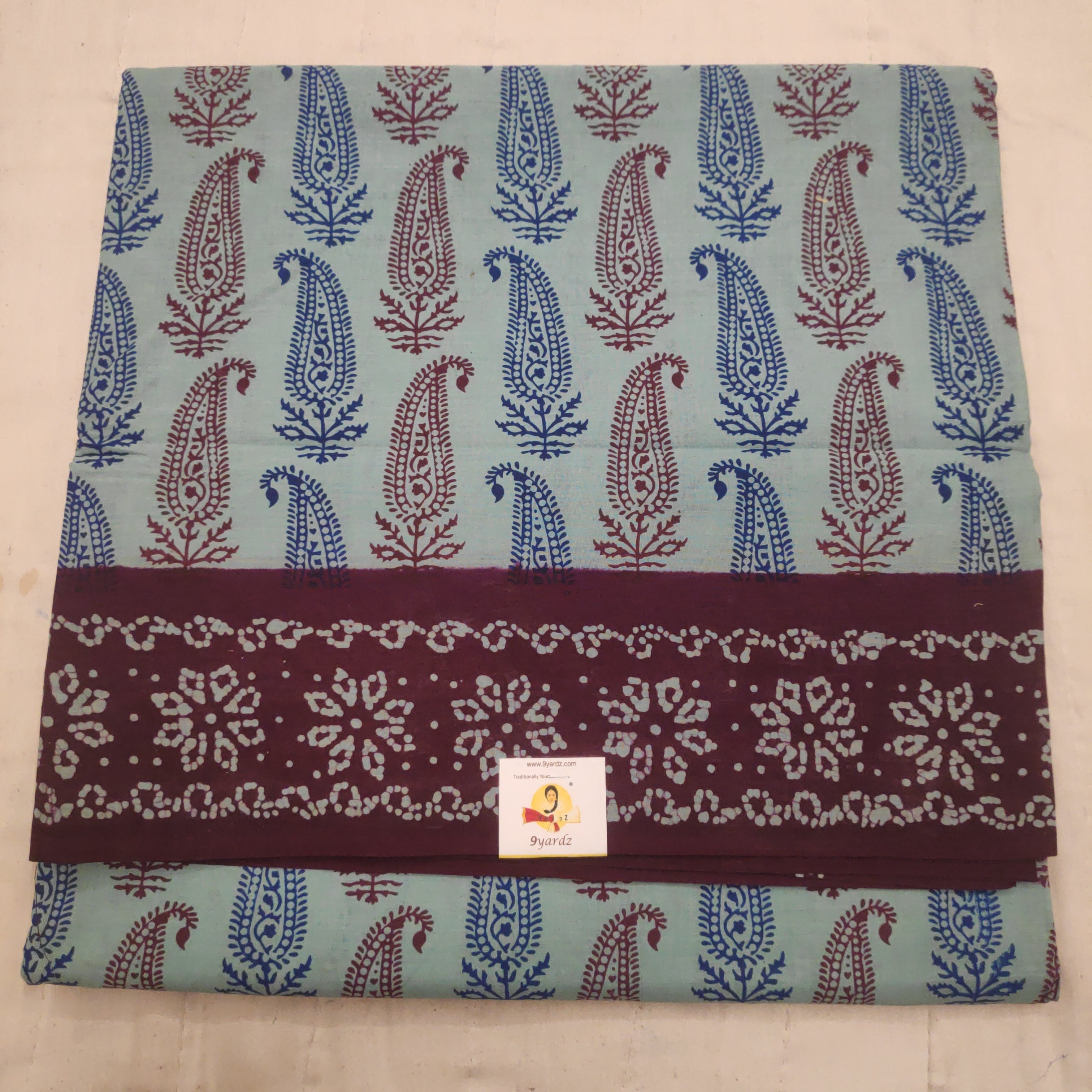 Sungudi cotton 10.5 yards madisar