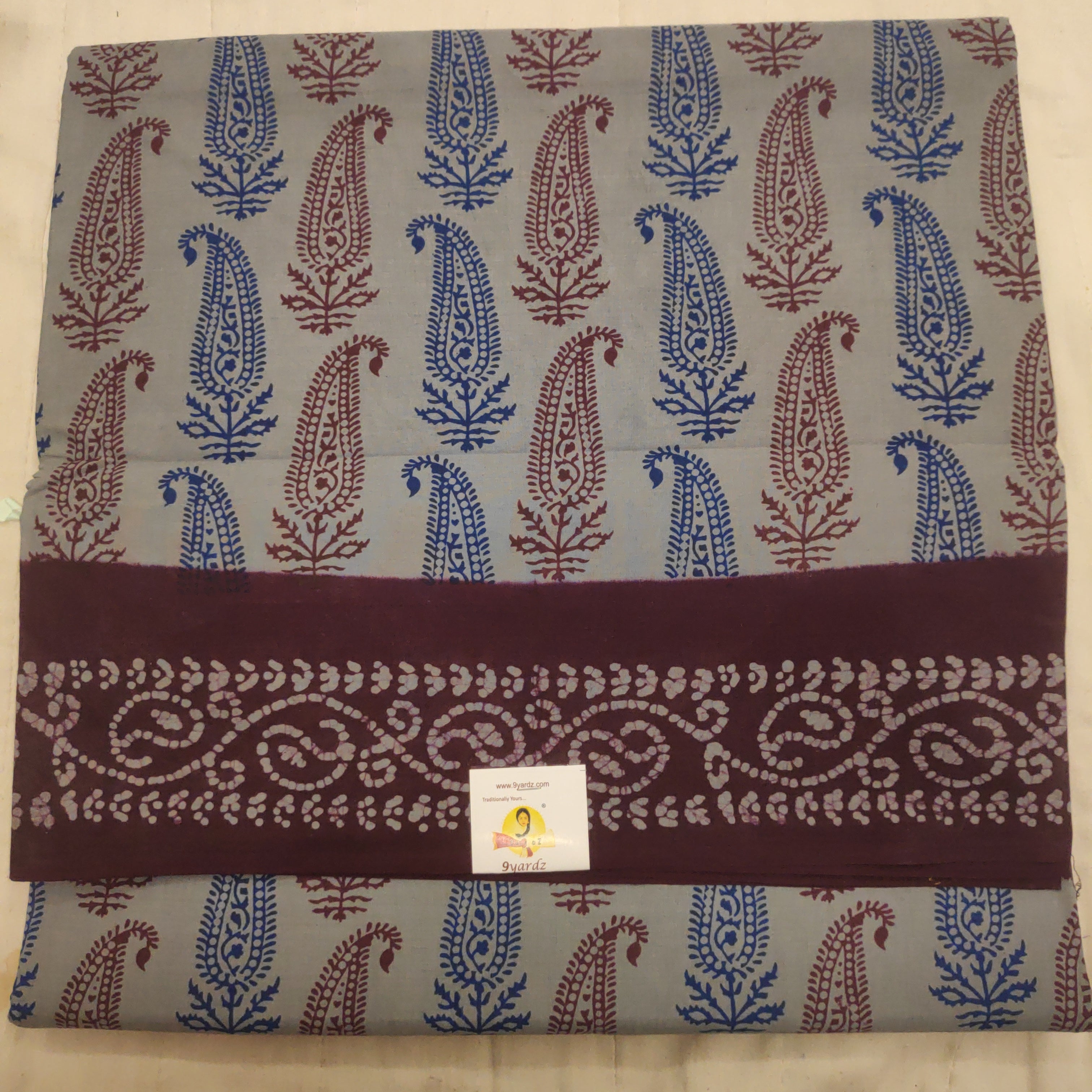 Sungudi cotton 10.5 yards madisar
