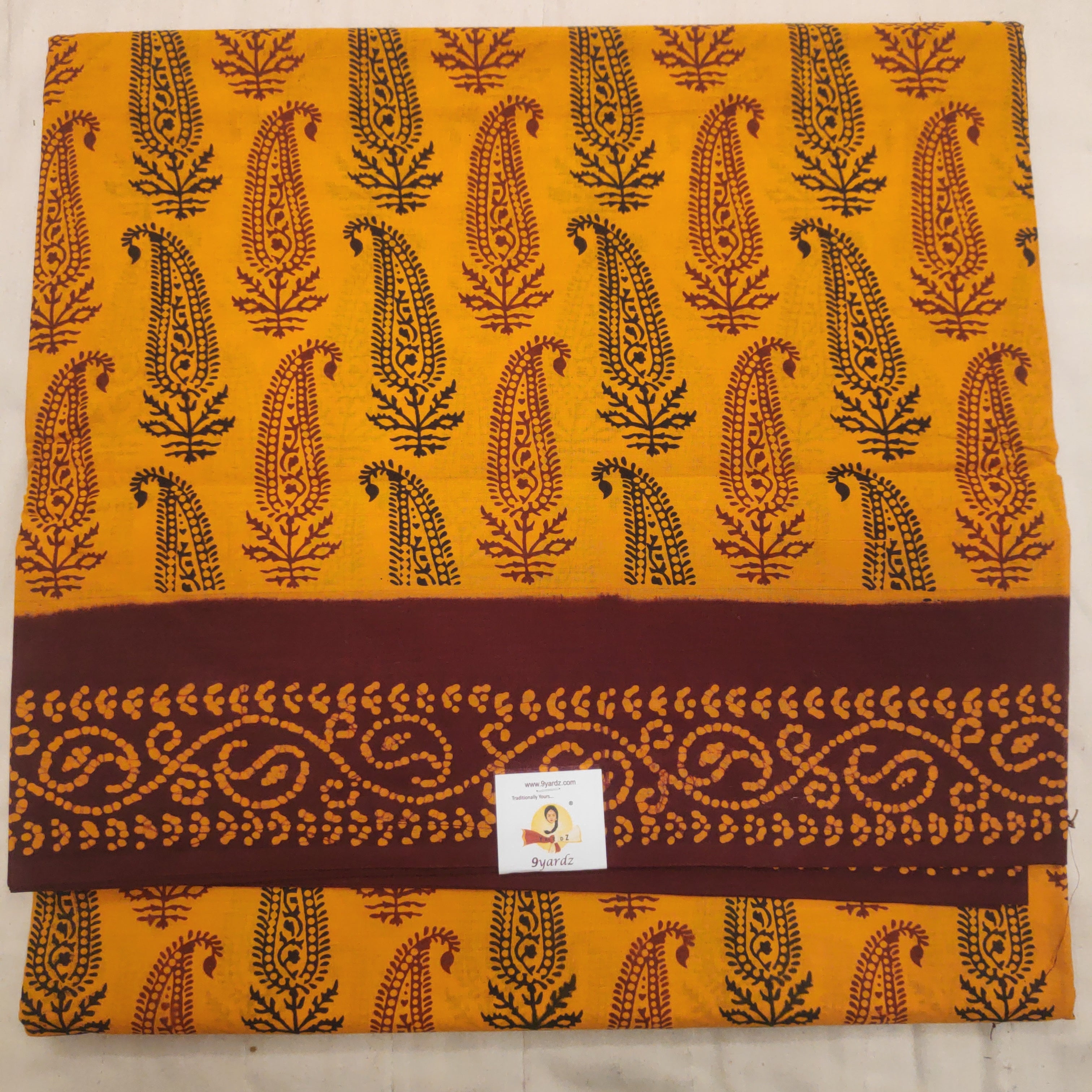 Sungudi cotton 10.5 yards madisar