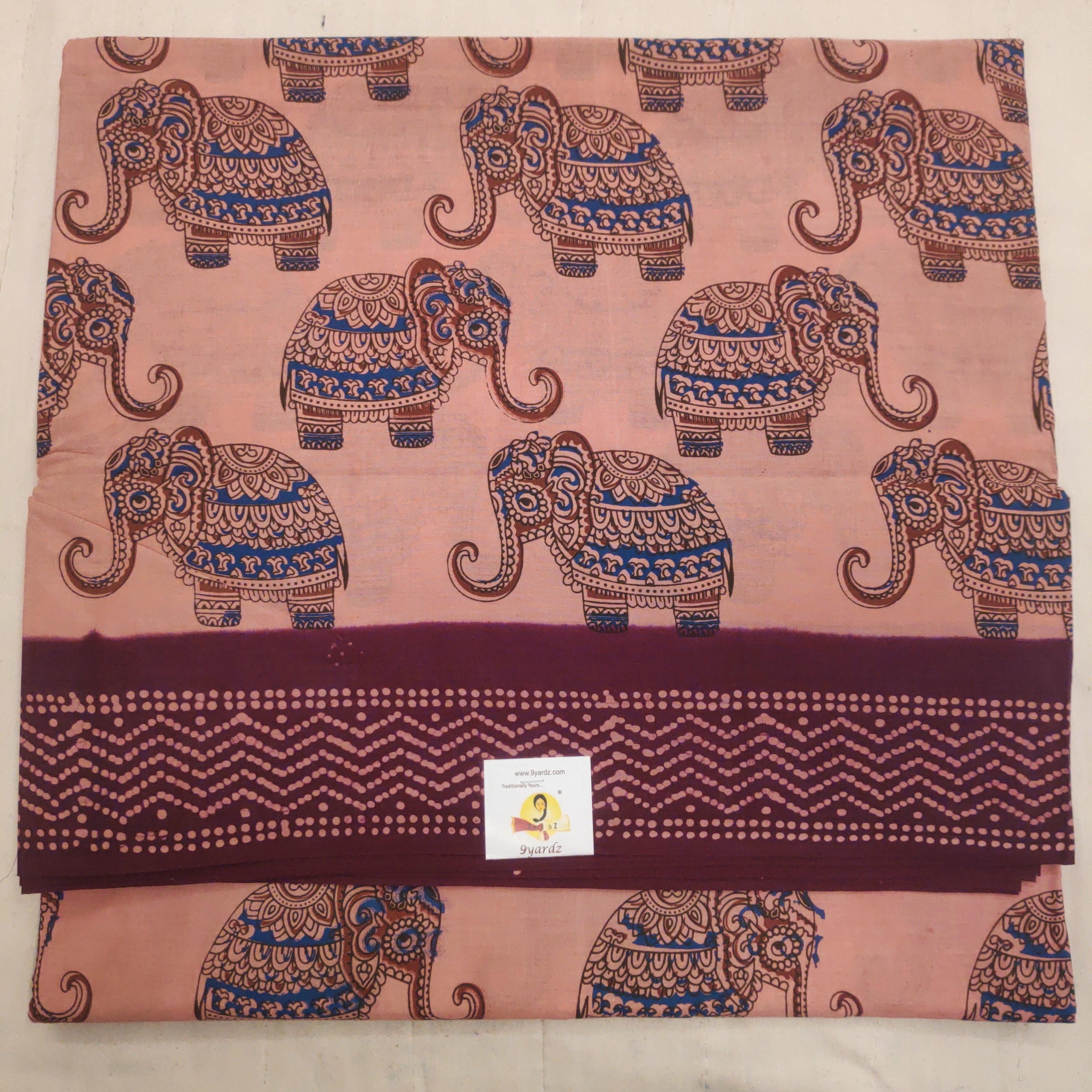 Sungudi cotton 10.5 yards madisar