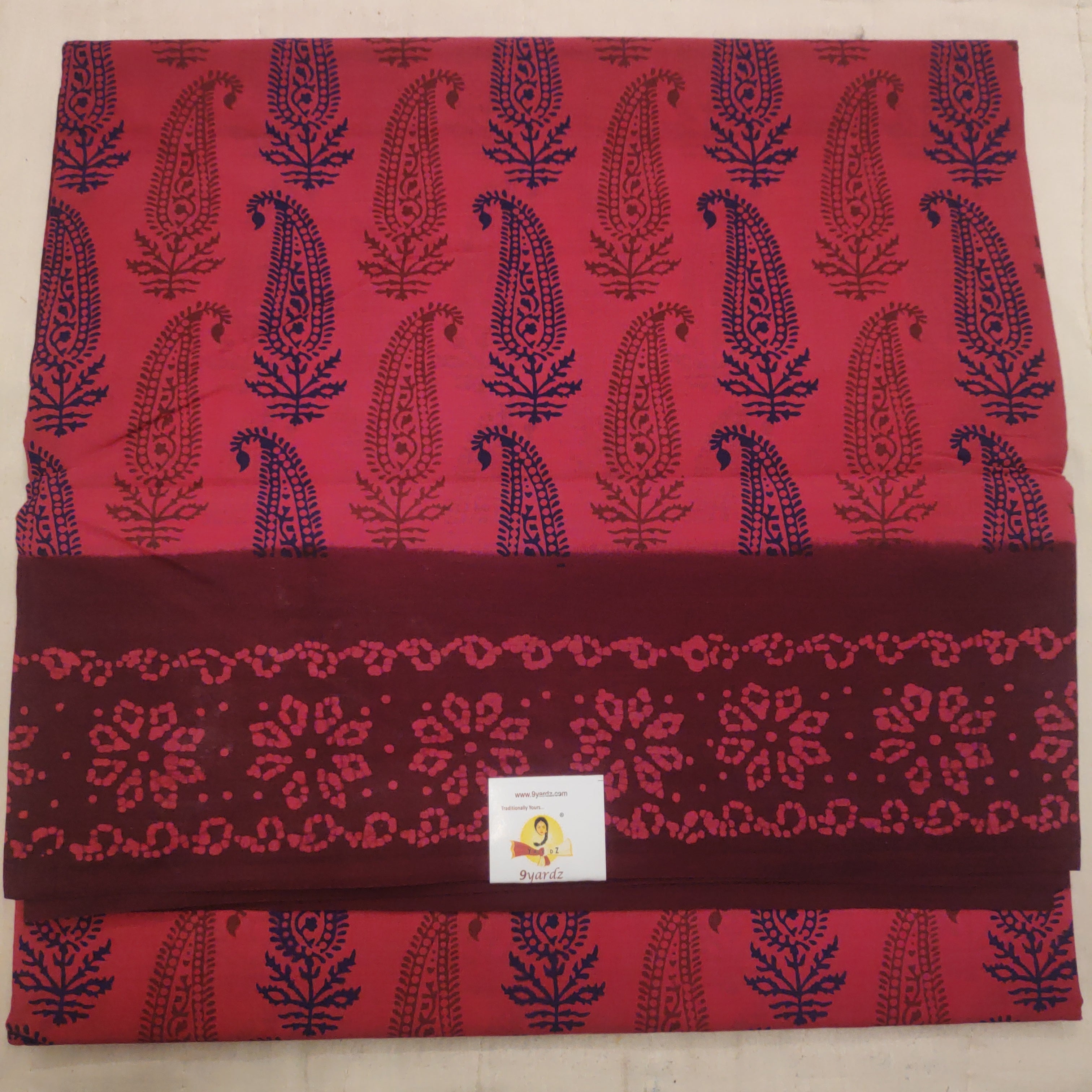 Sungudi cotton 10.5 yards madisar