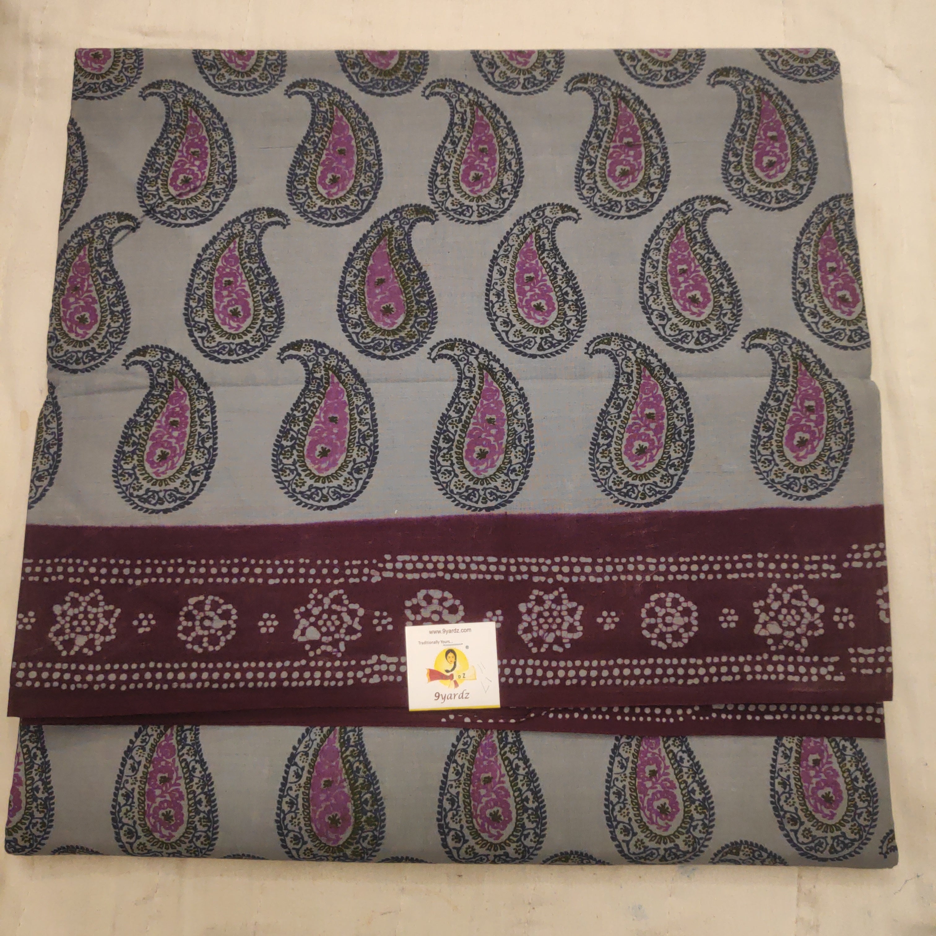 Sungudi cotton 10.5 yards madisar