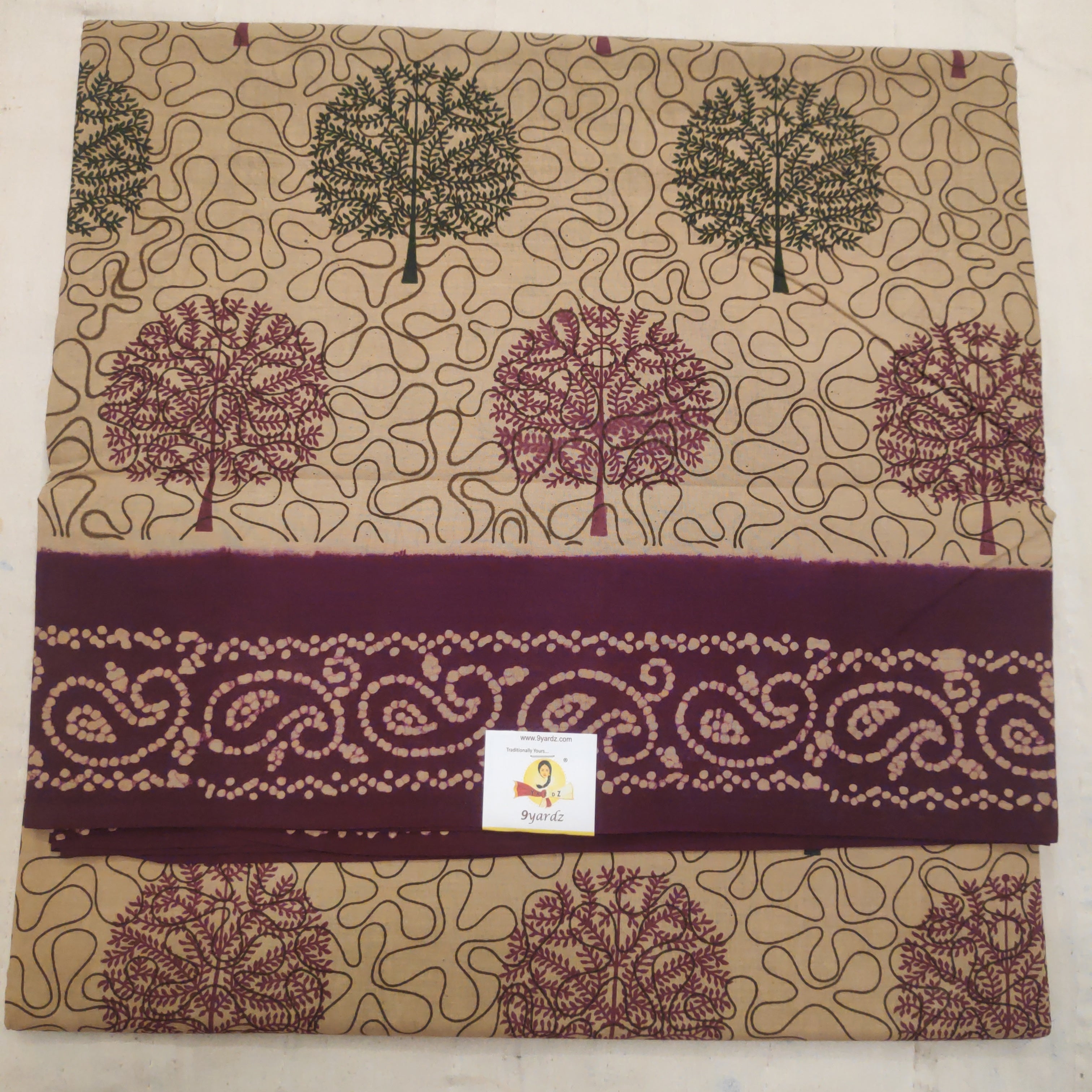 Sungudi cotton 10.5 yards madisar