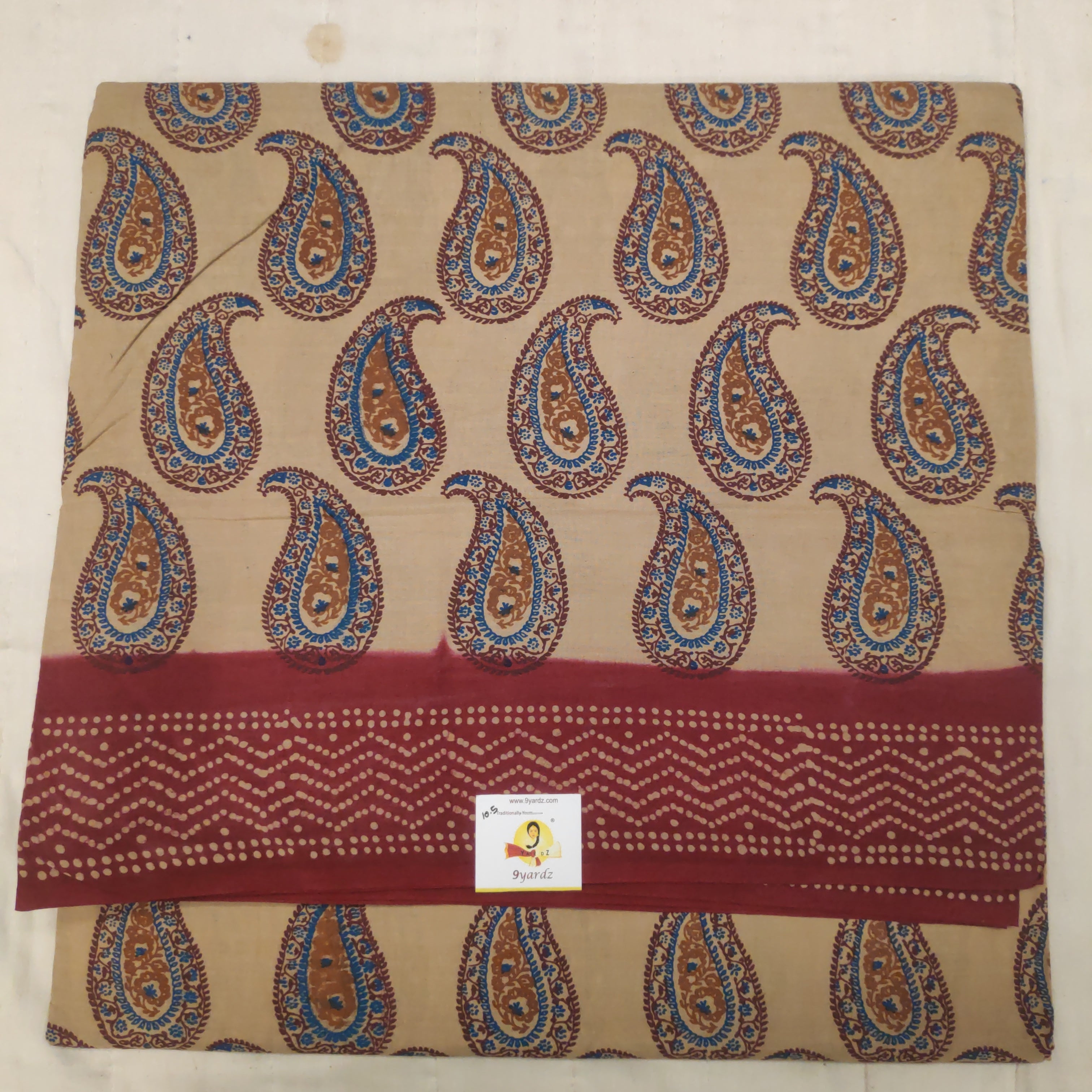 Sungudi cotton 10.5 yards madisar