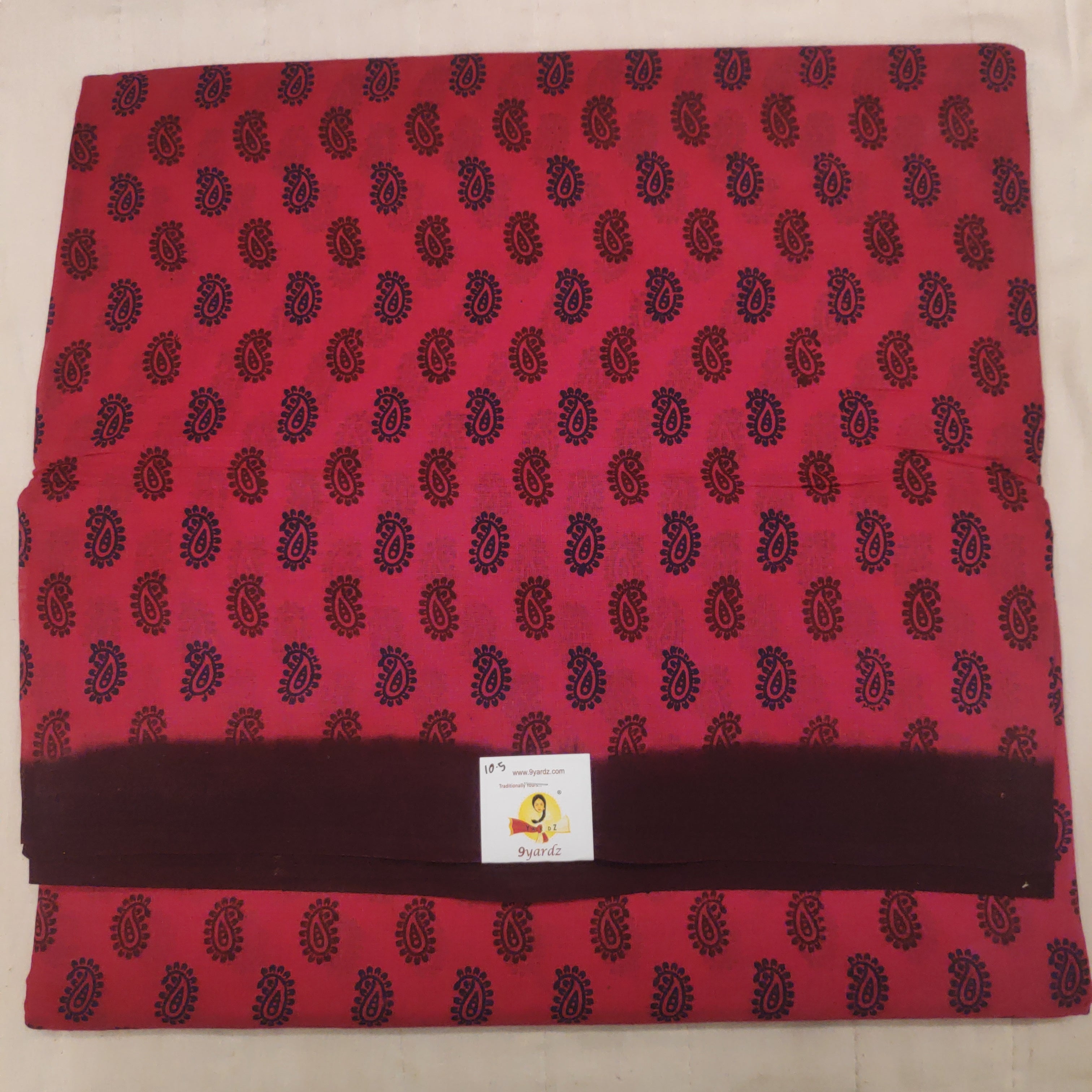 Sungudi cotton 10.5 yards madisar