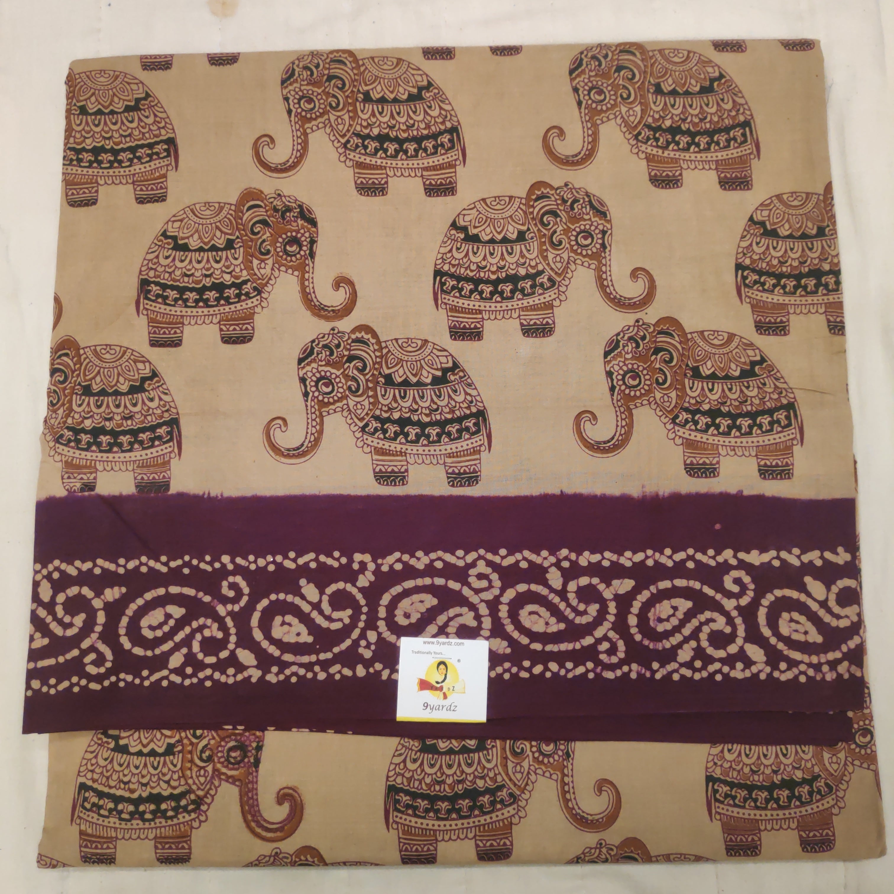 Sungudi cotton 10.5 yards madisar
