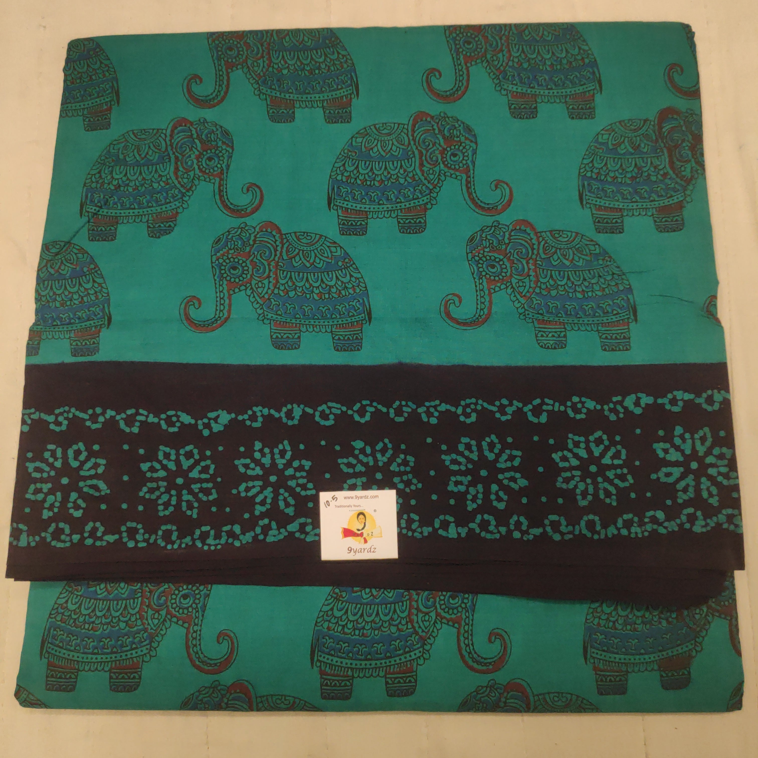 Sungudi cotton 10.5 yards madisar
