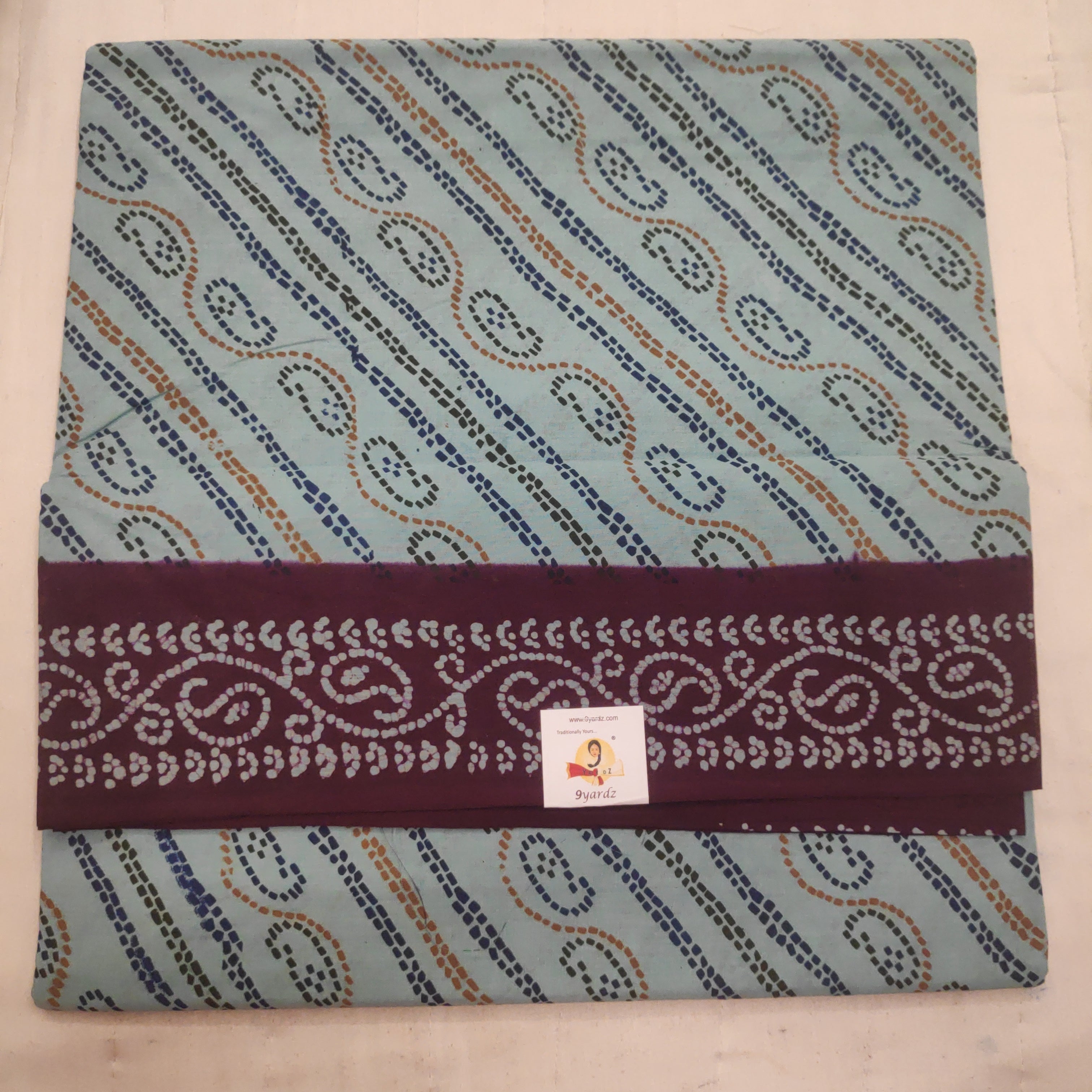 Sungudi cotton 10.5 yards madisar