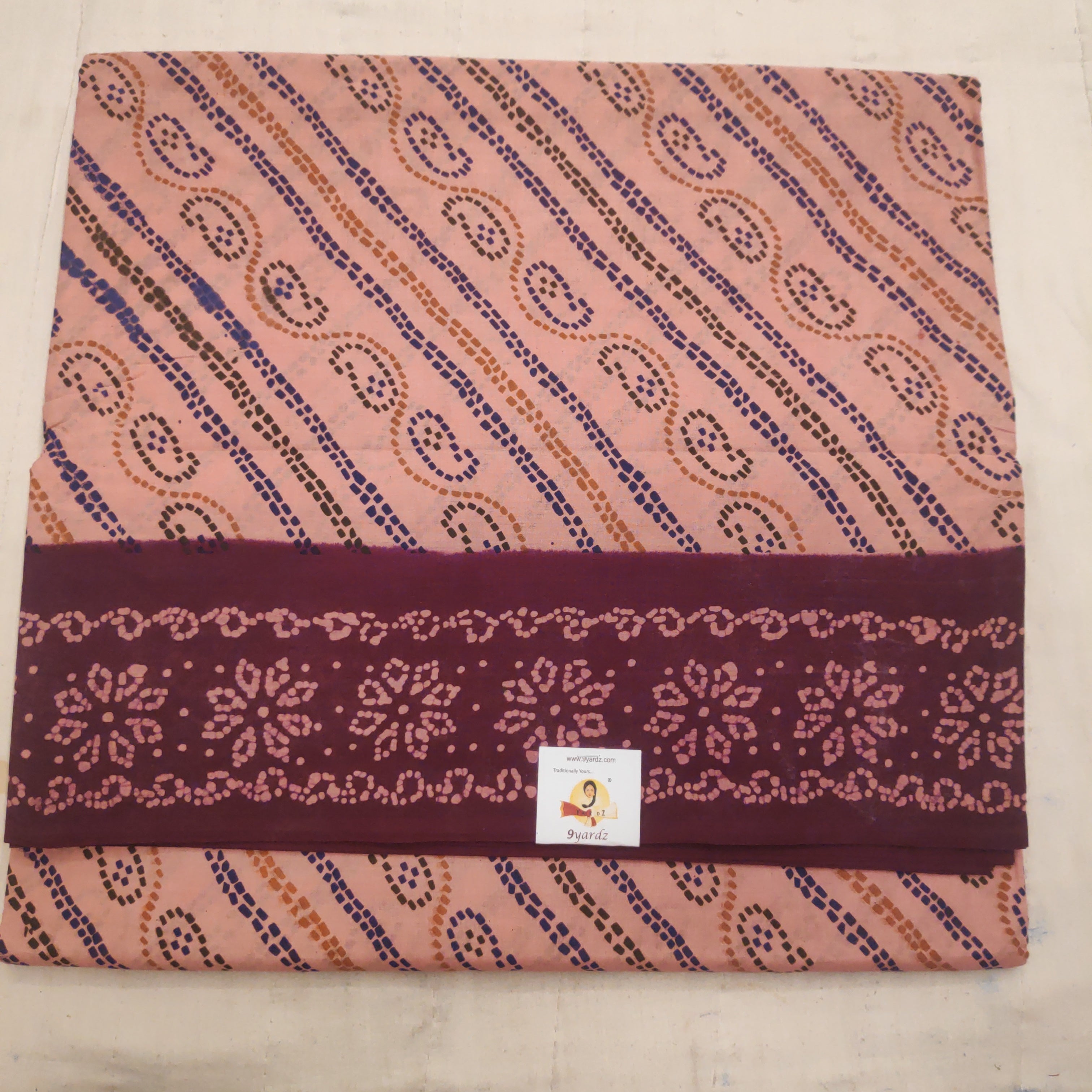 Sungudi cotton 10.5 yards madisar