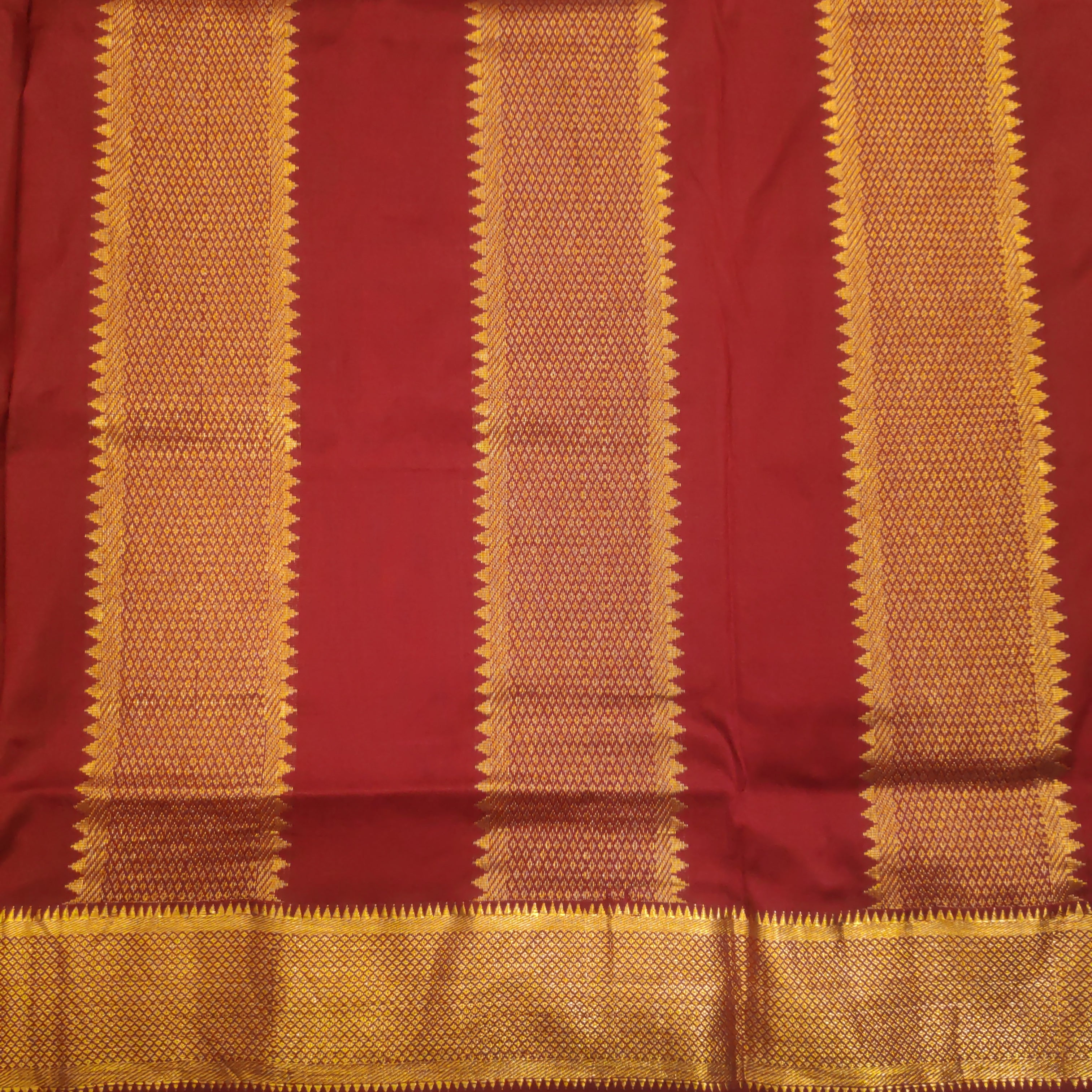 Pure silk 10.5yard Muhurtham saree