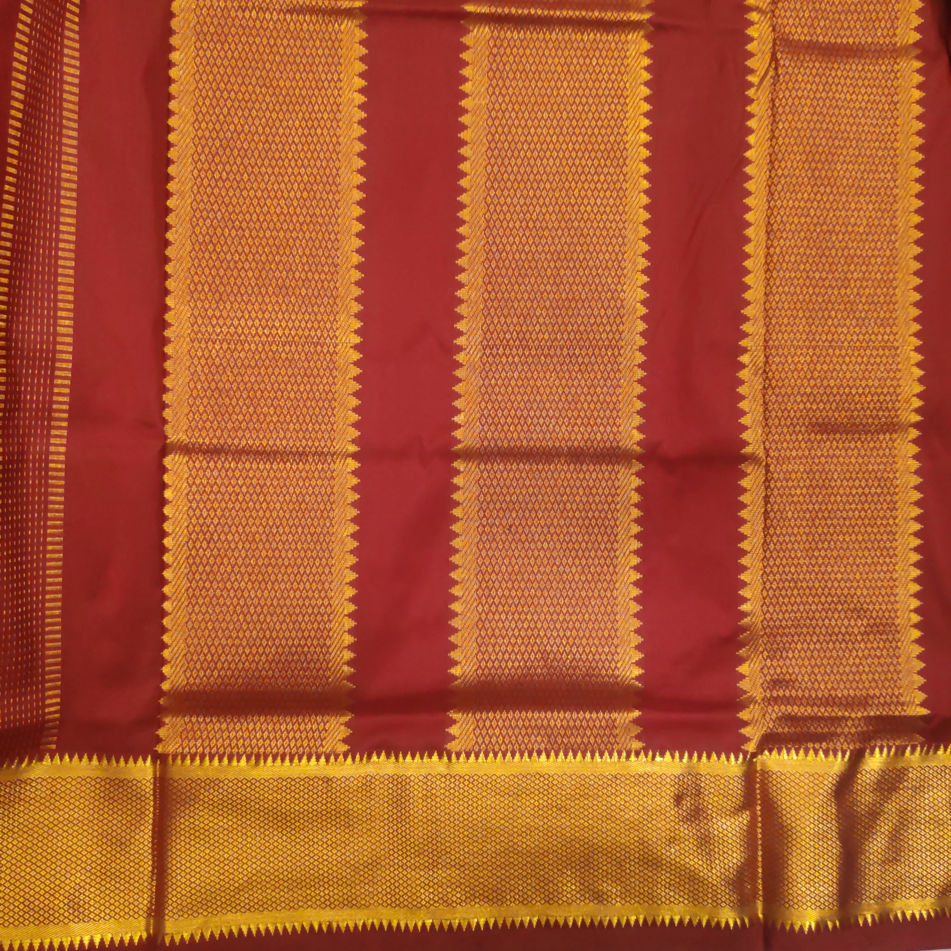 Pure silk 10.5yard Muhurtham saree