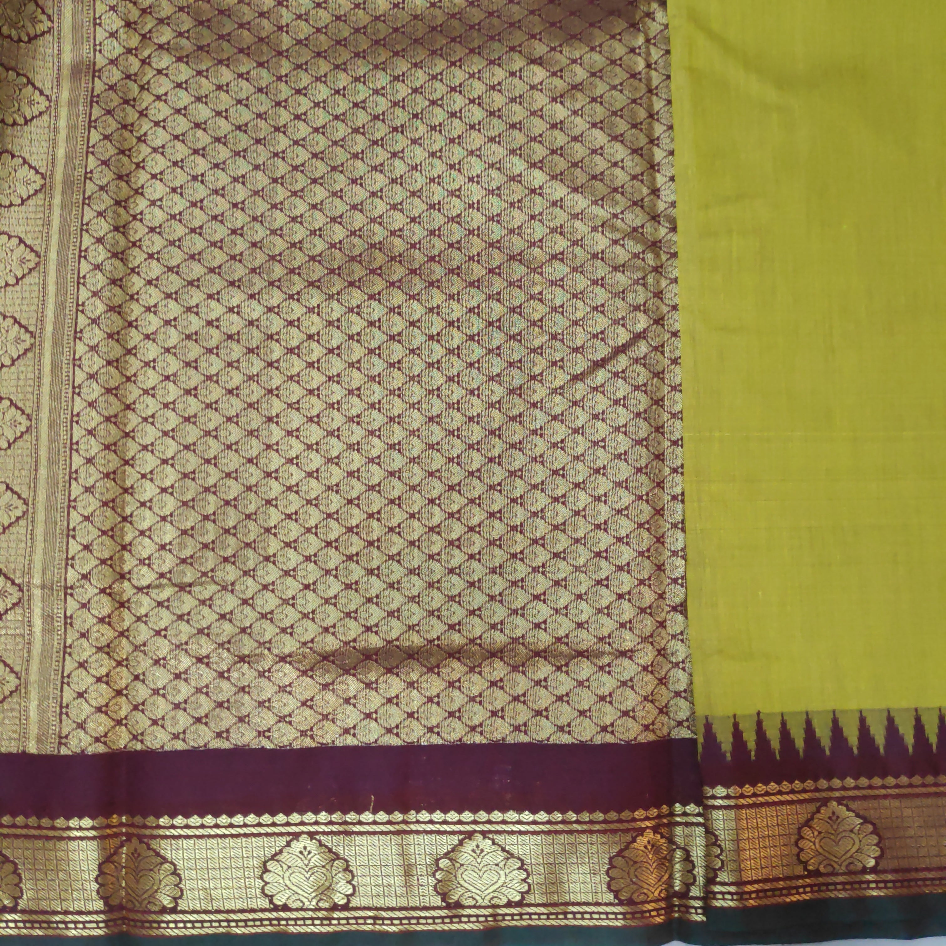 Akshaya cotton 10.25 yards madisar