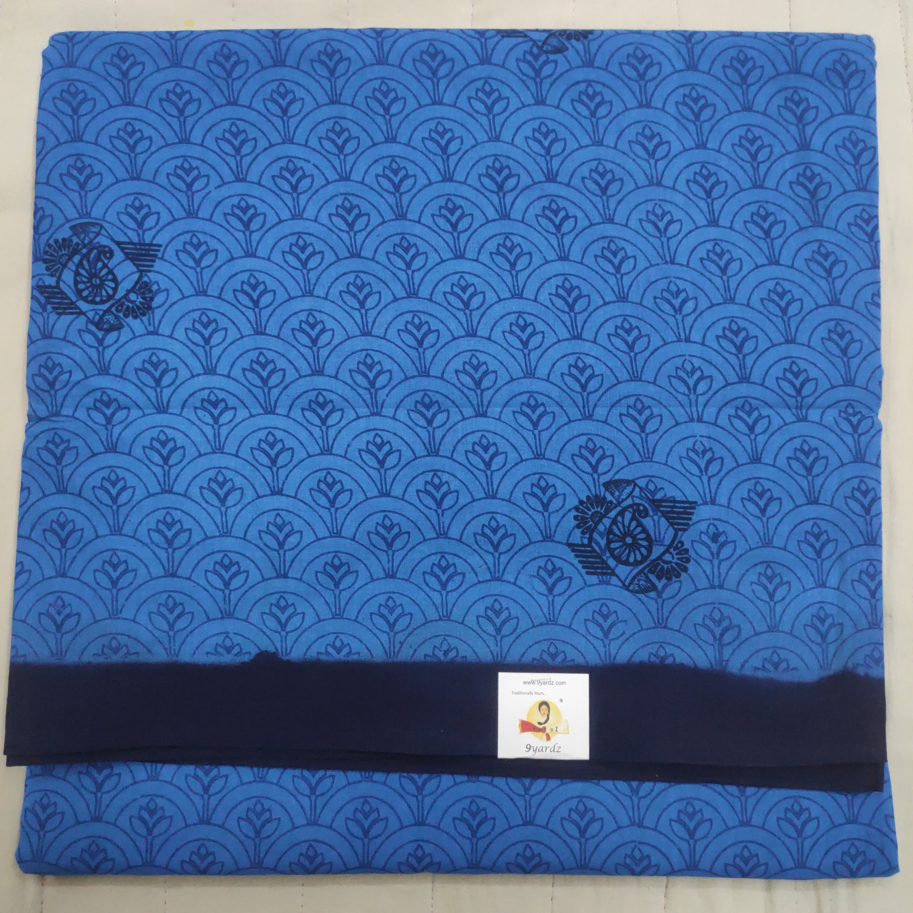 Sungudi cotton 10.5 yards madisar