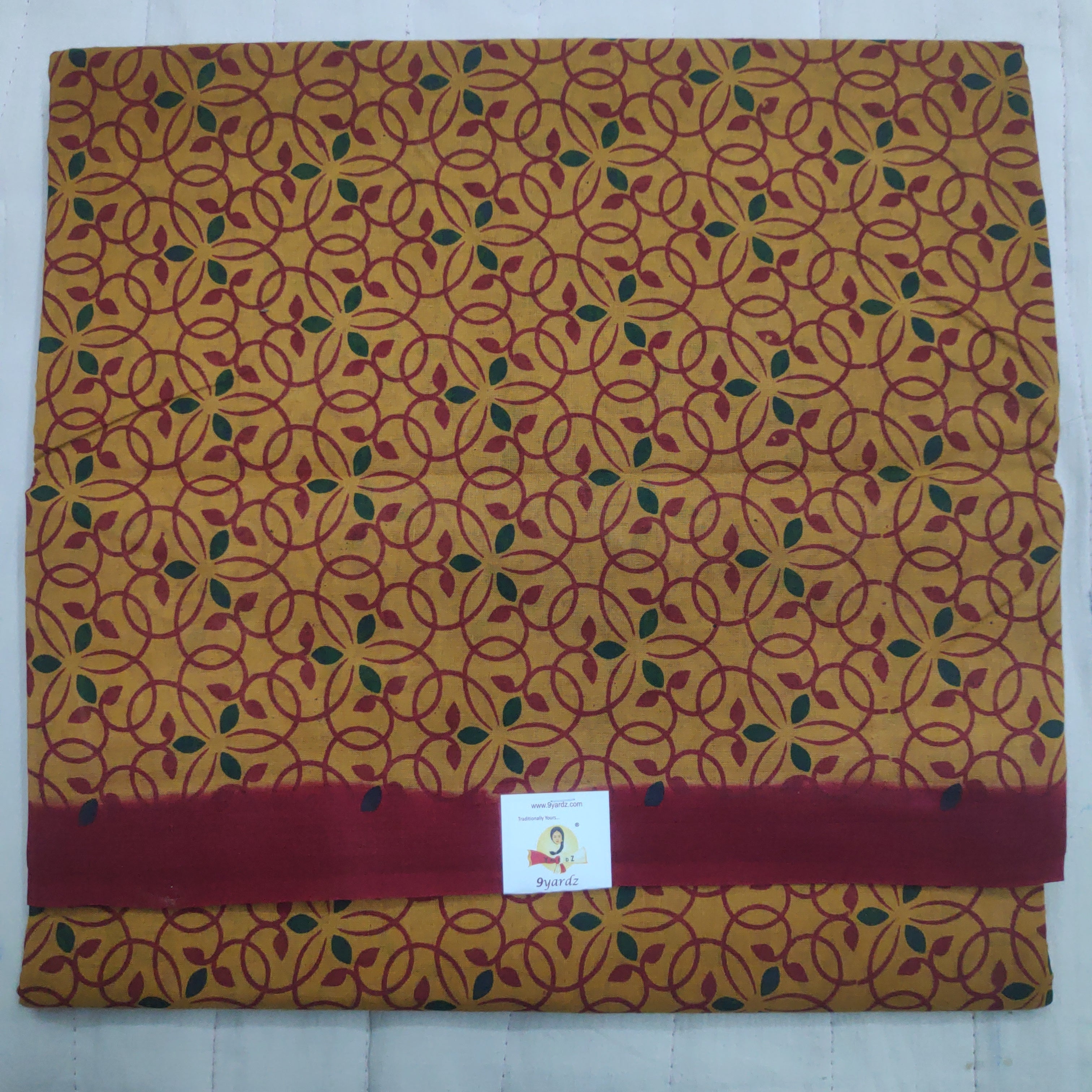 Sungudi cotton 10.5 yards madisar