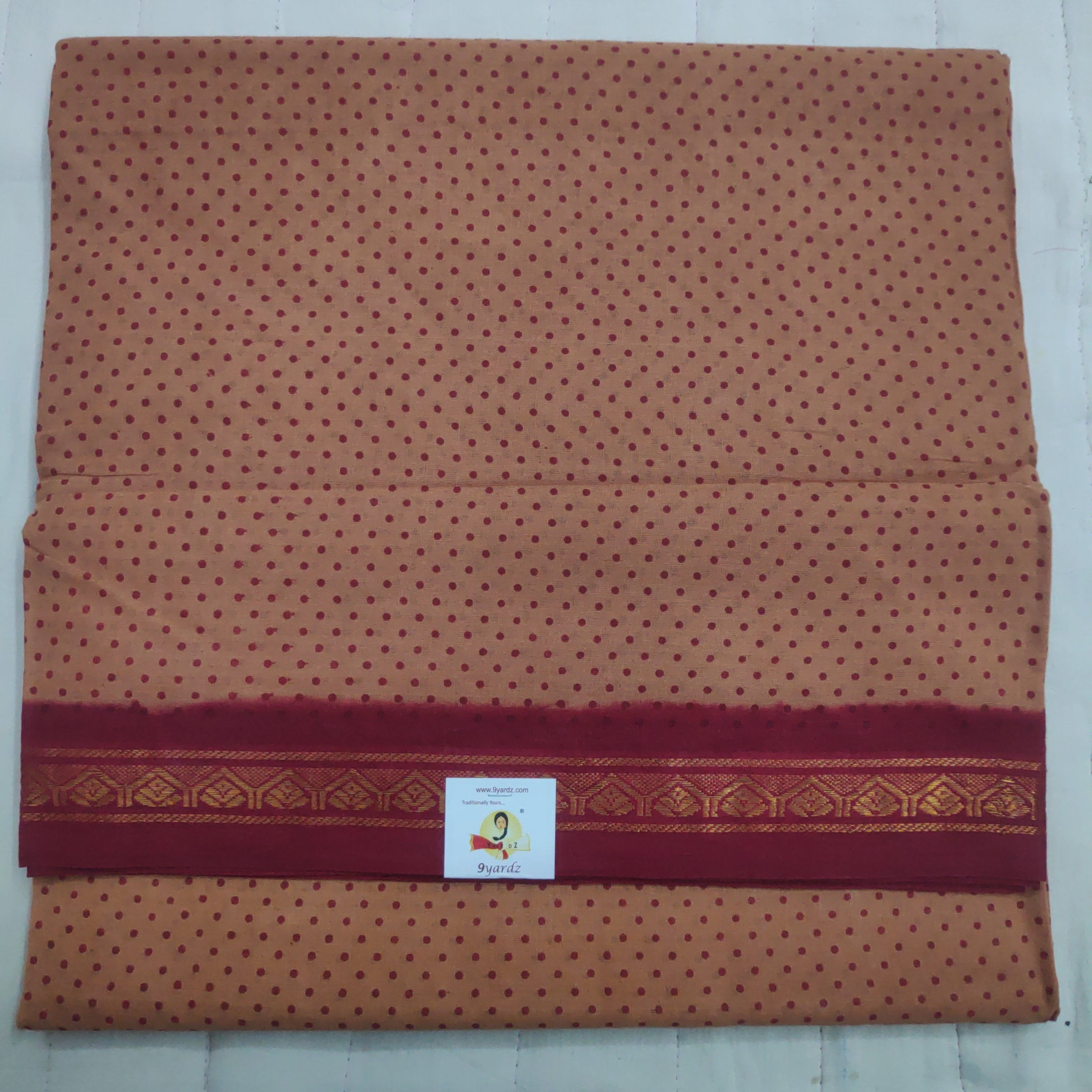 Sungudi cotton 10.5 yards madisar