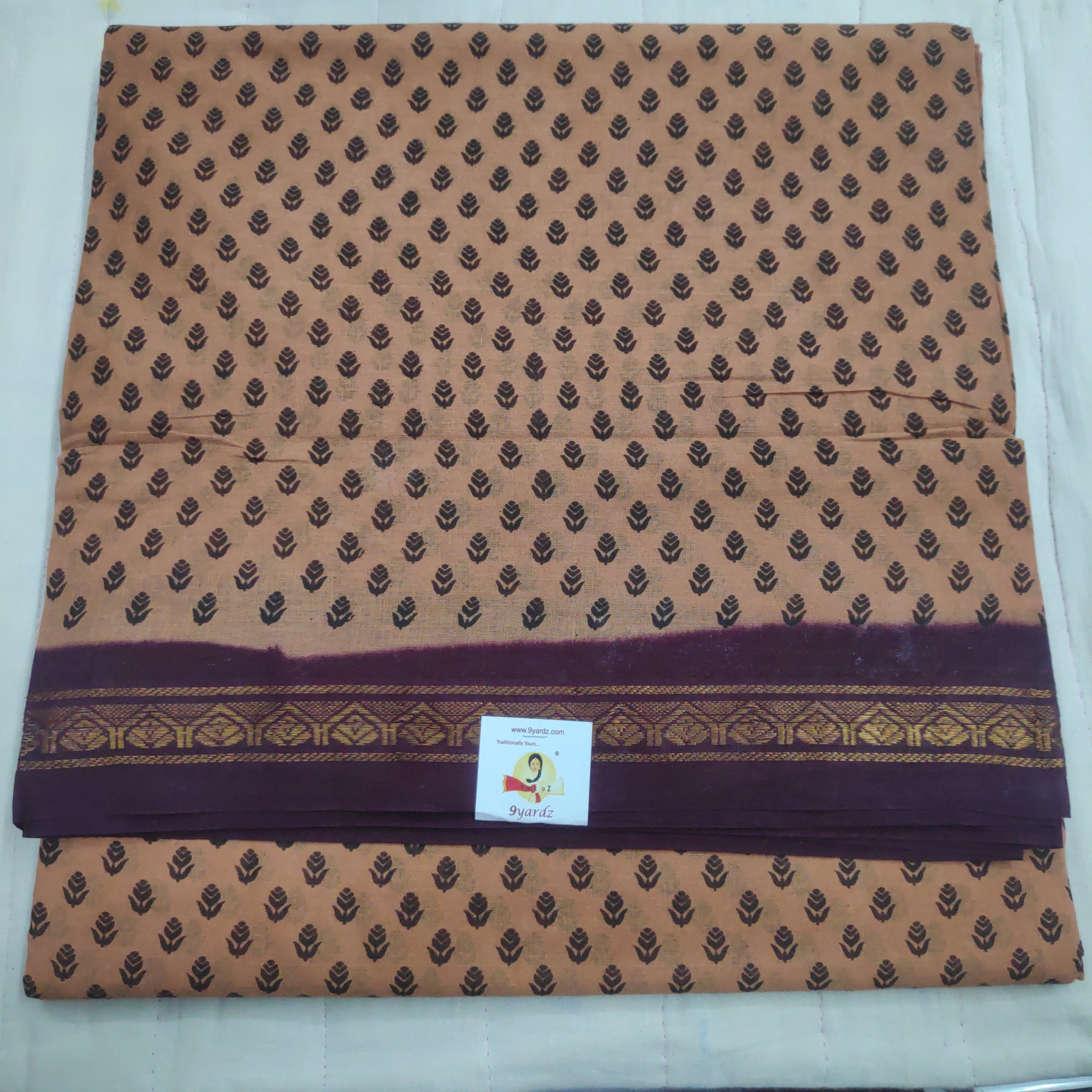 Sungudi cotton 10.5 yards madisar