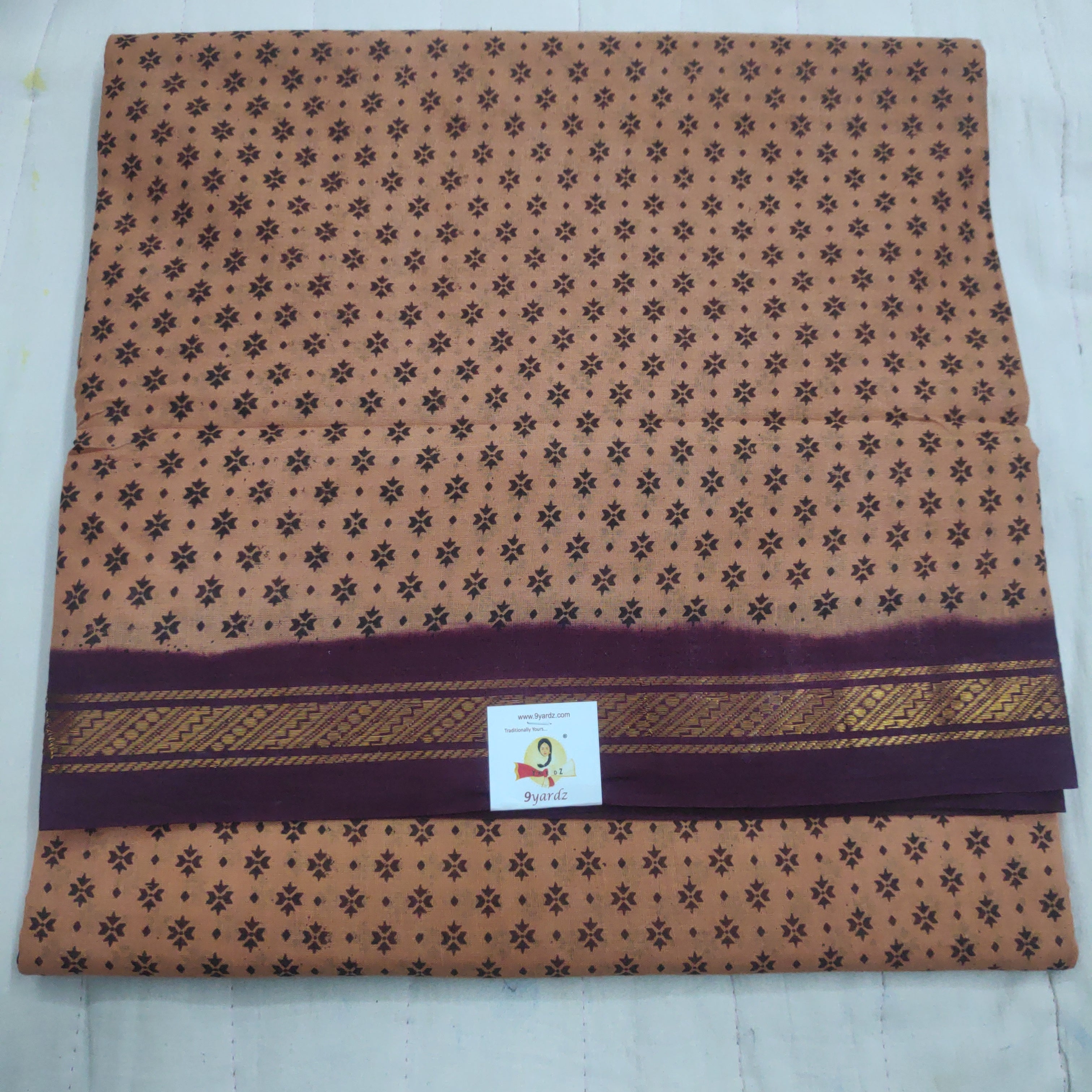 Sungudi cotton 10.5 yards madisar