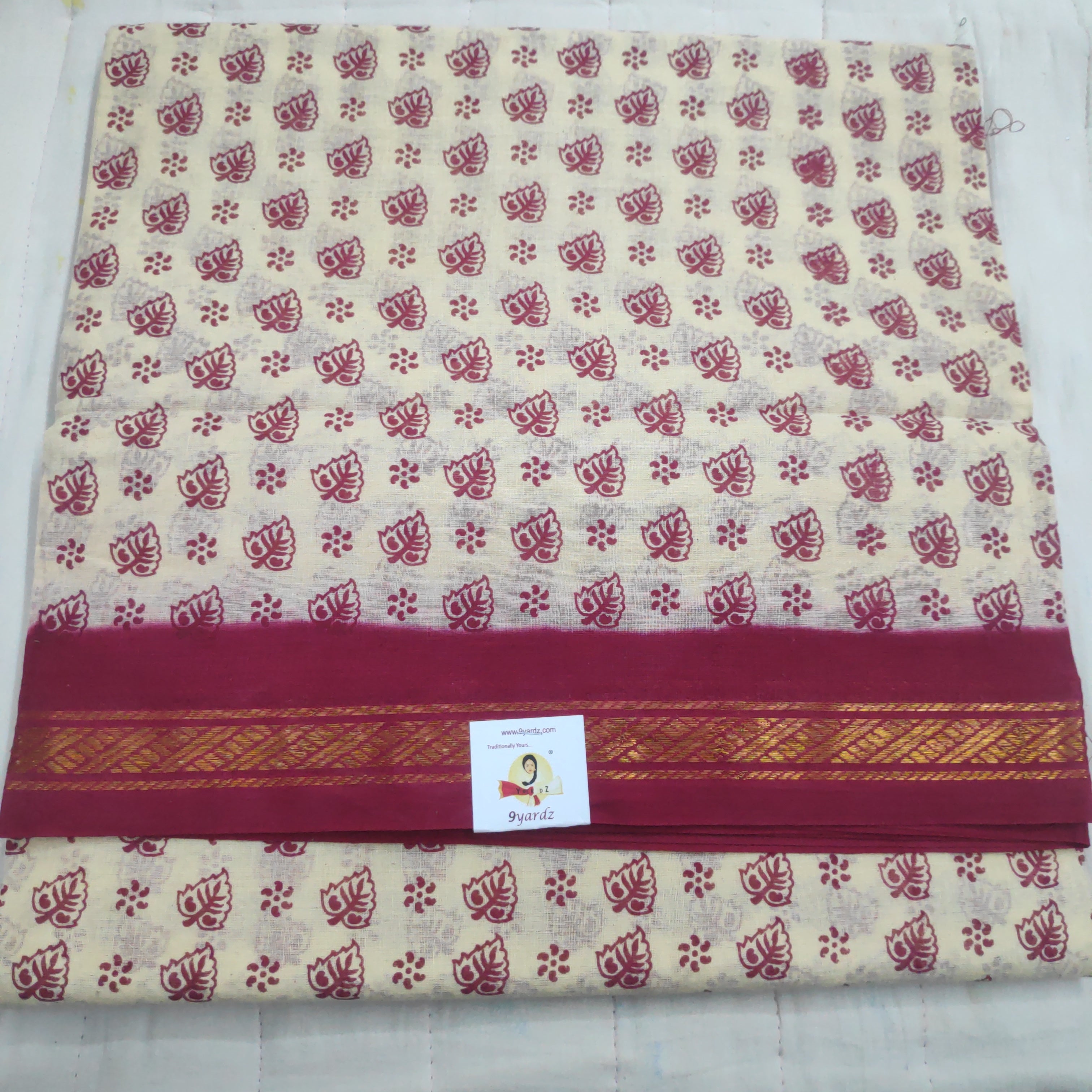 Sungudi cotton 10.5 yards madisar