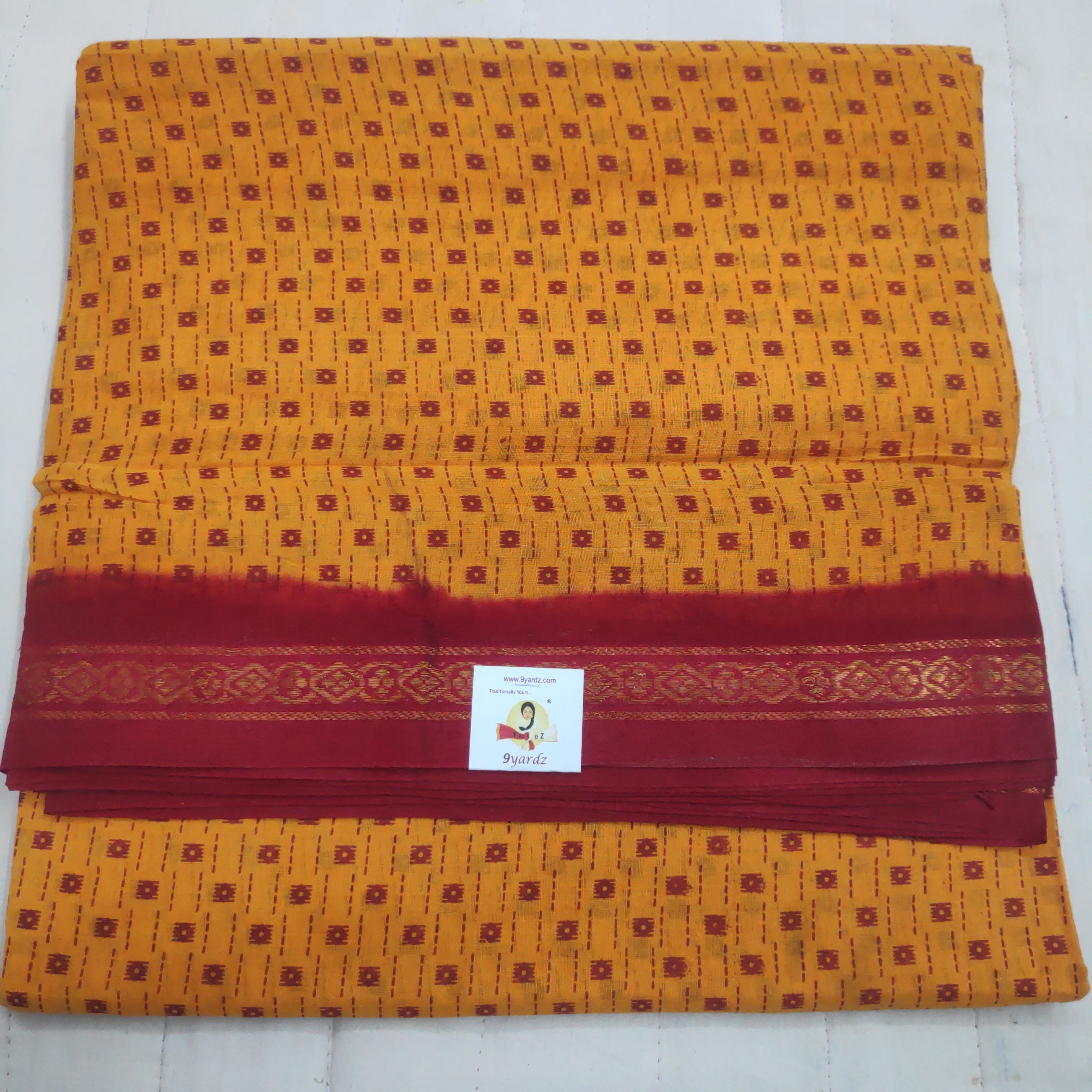 Sungudi cotton 10.5 yards madisar