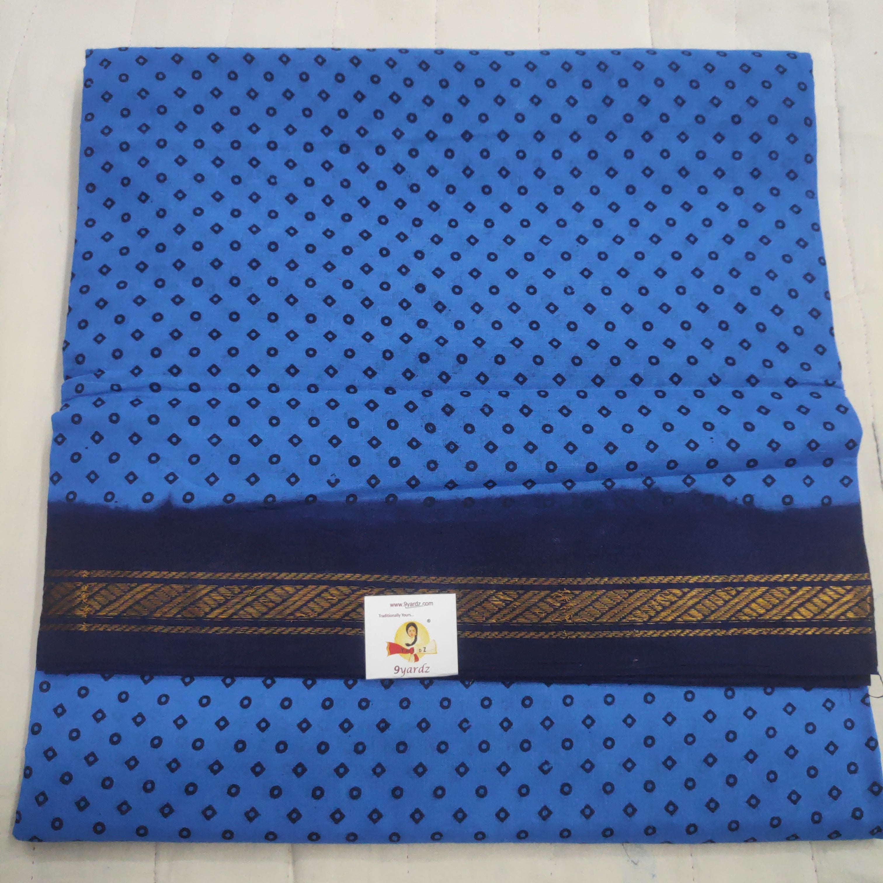 Sungudi cotton 10.5 yards madisar