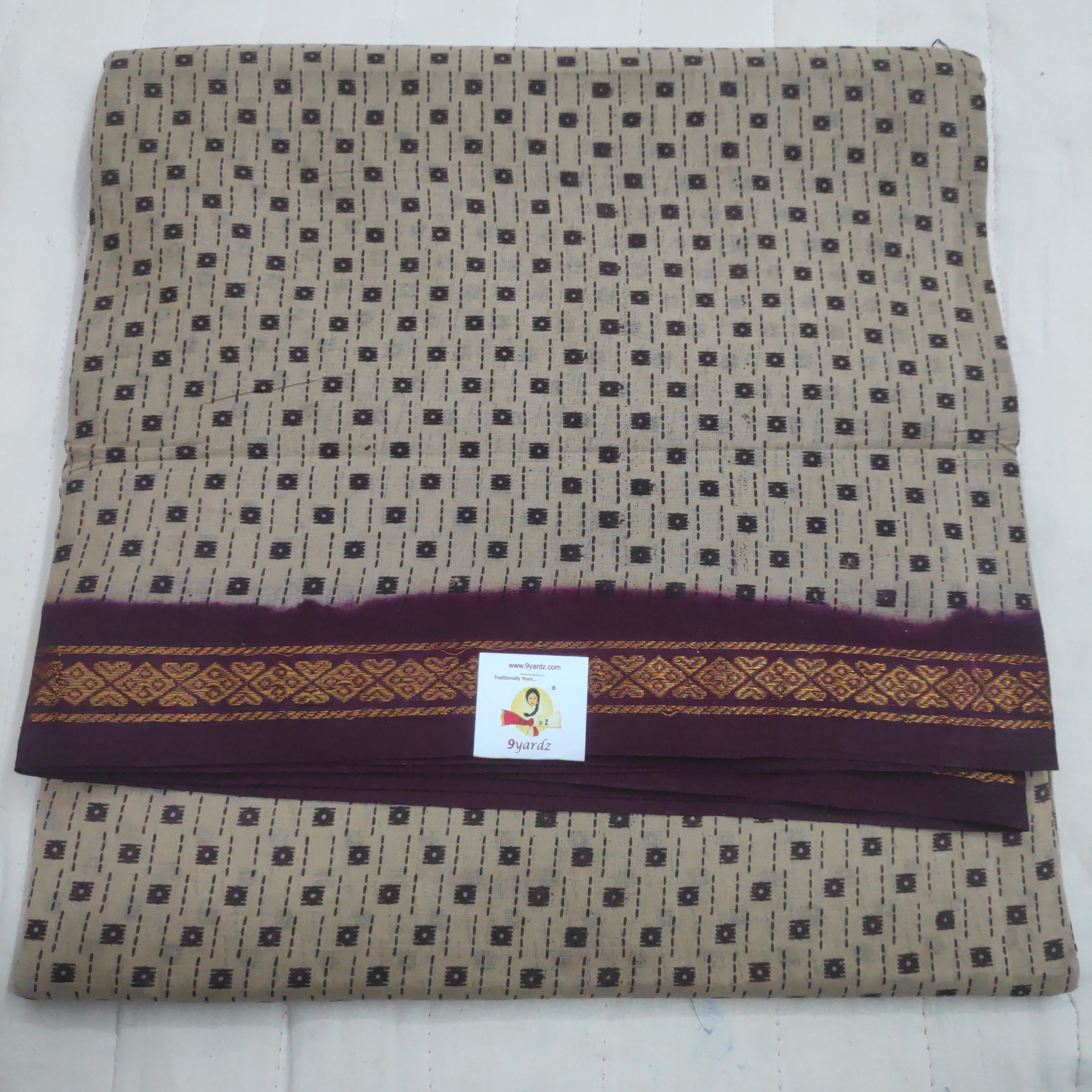 Sungudi cotton 10.5 yards madisar