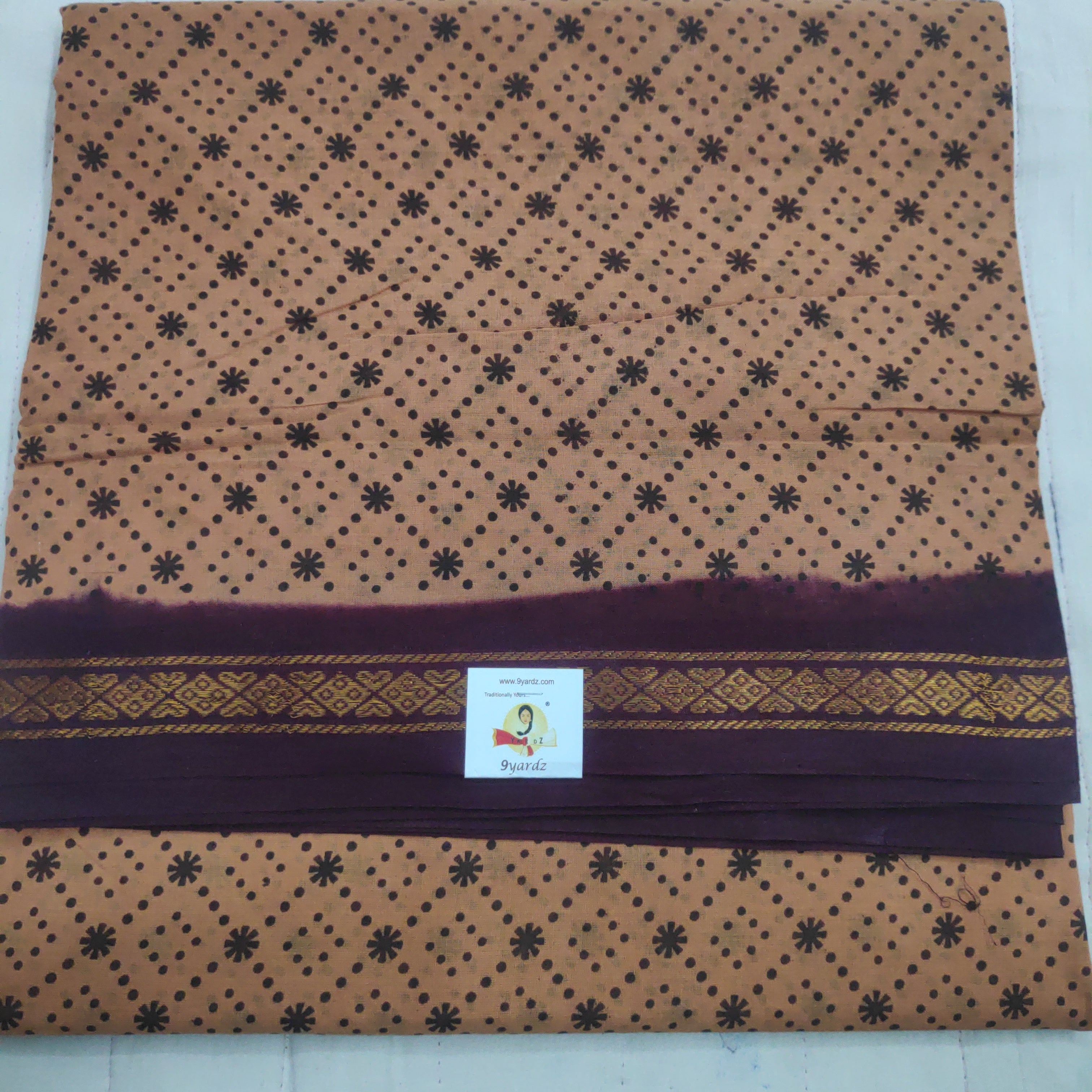 Sungudi cotton 10.5 yards madisar