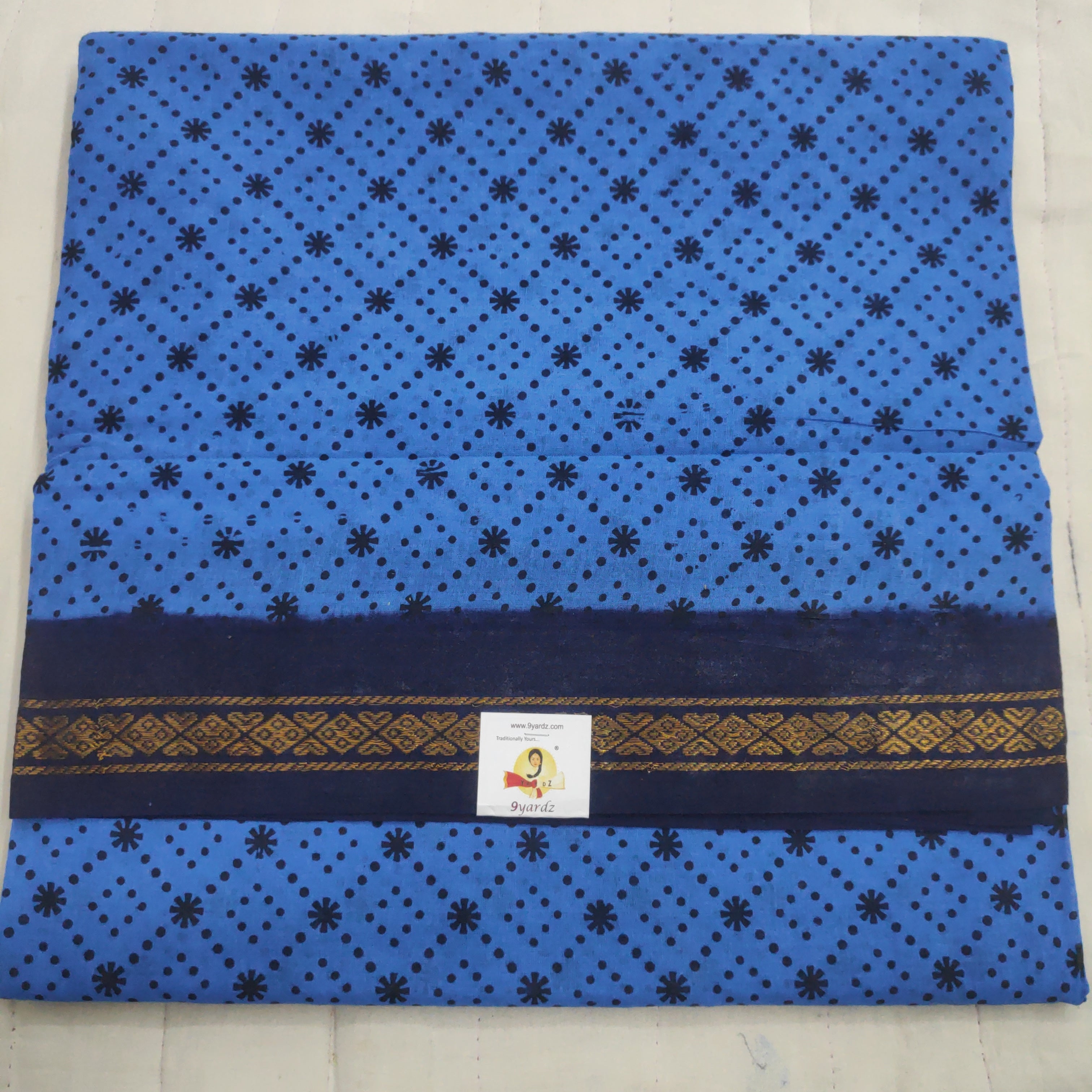 Sungudi cotton 10.5 yards madisar