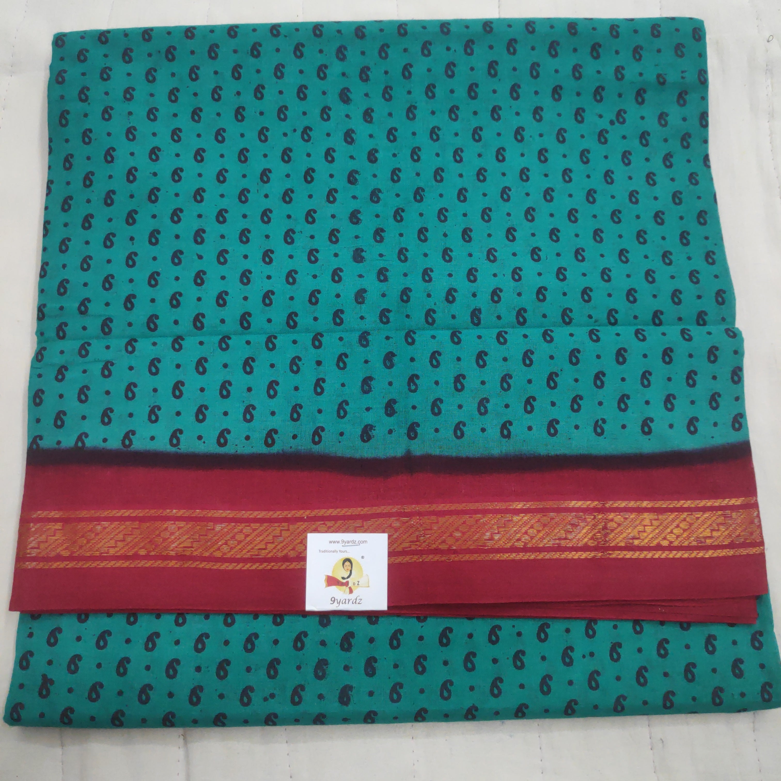 Sungudi cotton 10.5 yards madisar