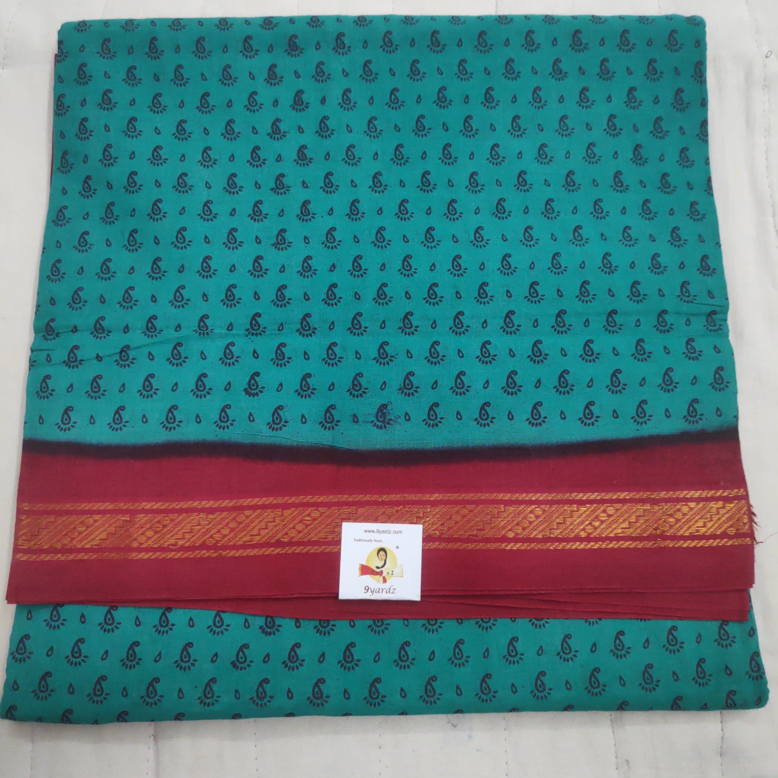 Sungudi cotton 10.5 yards madisar