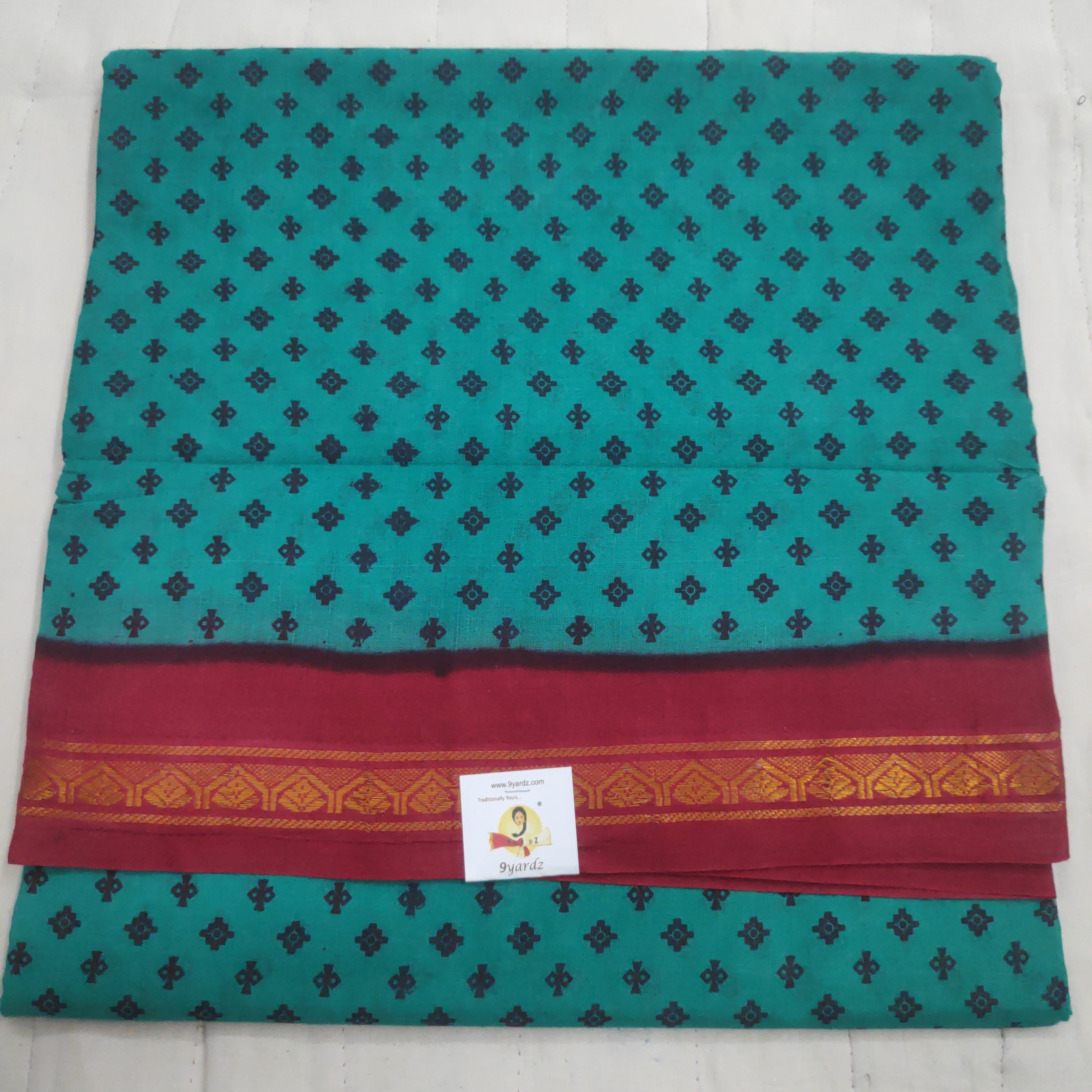 Sungudi cotton 10.5 yards madisar