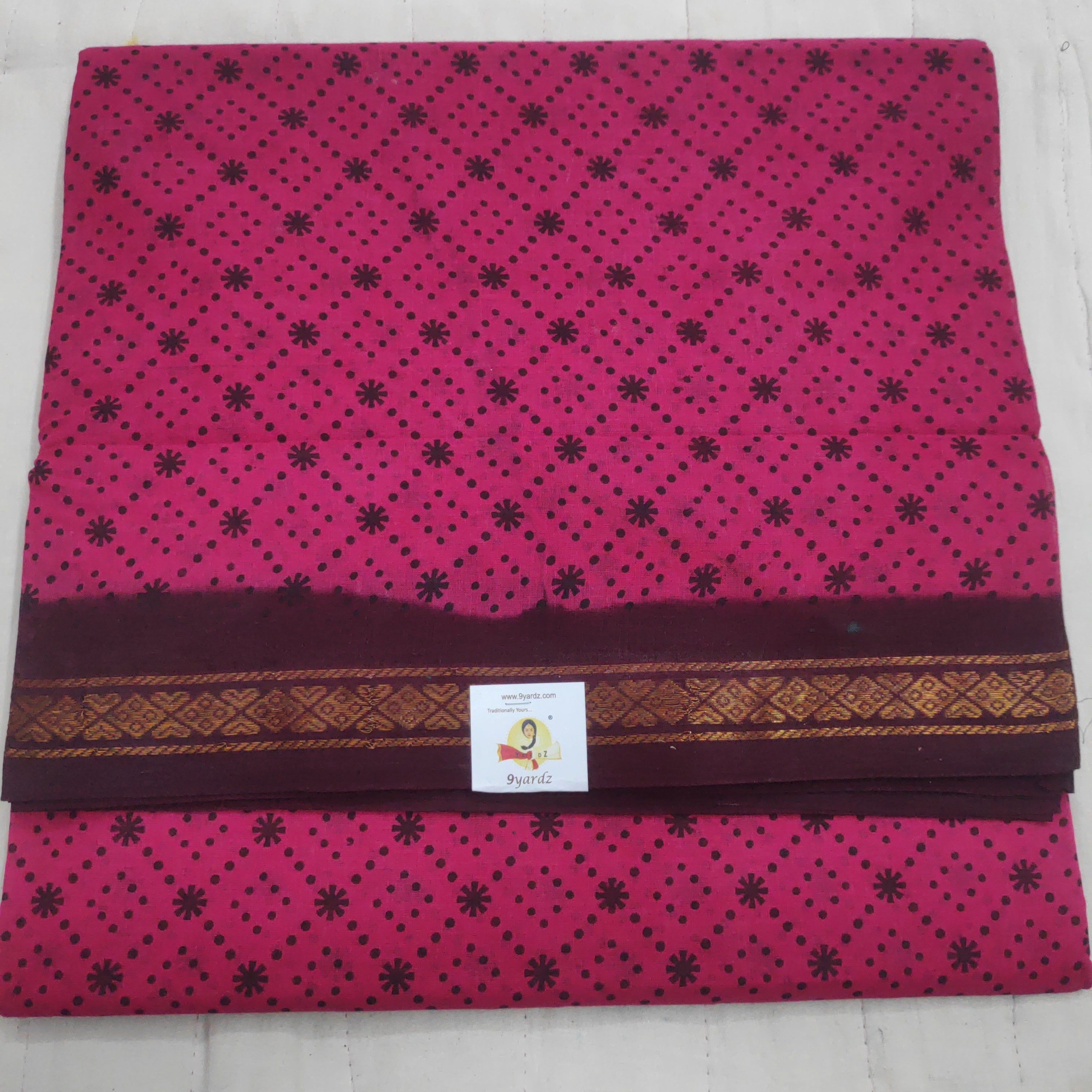 Sungudi cotton 10.5 yards madisar