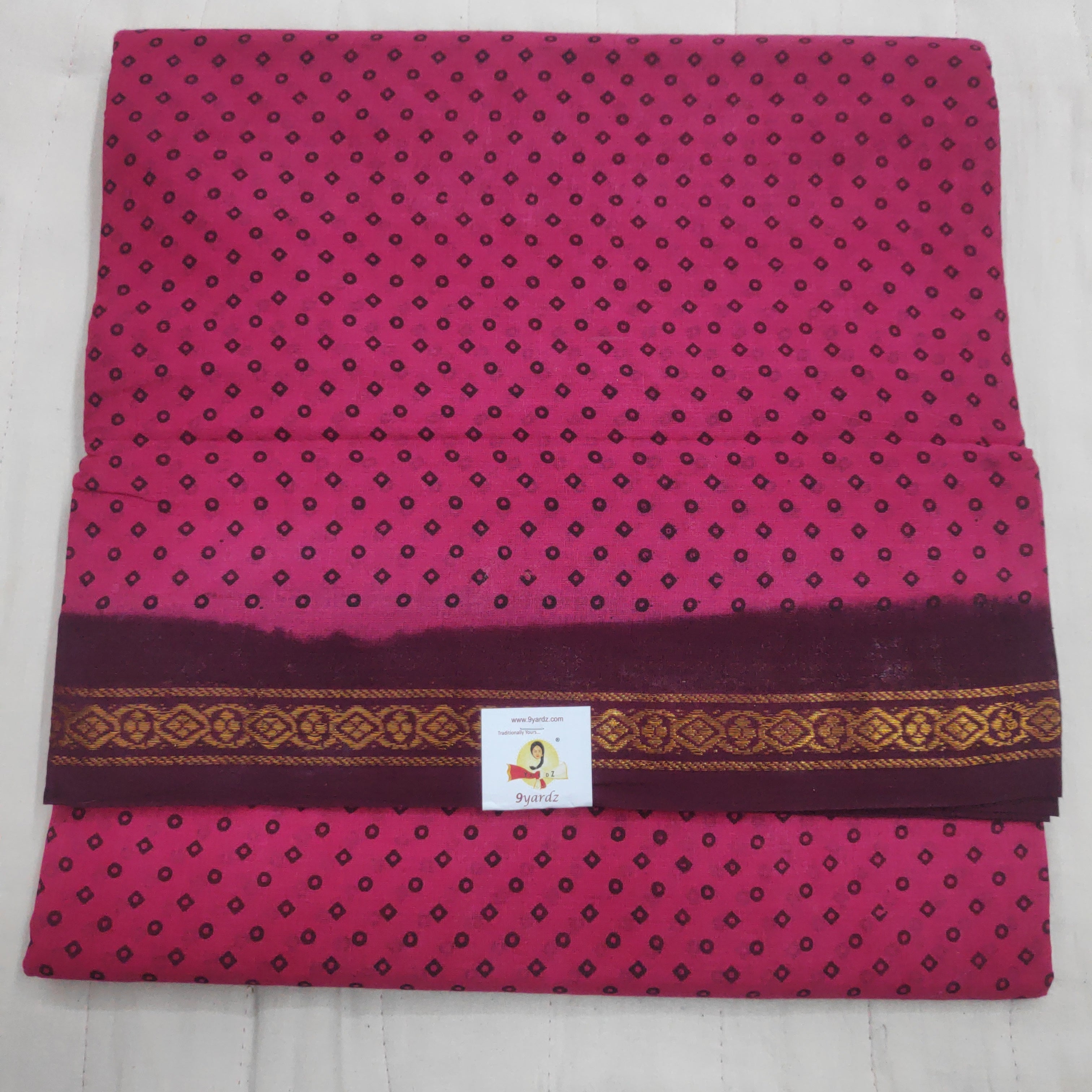 Sungudi cotton 10.5 yards madisar