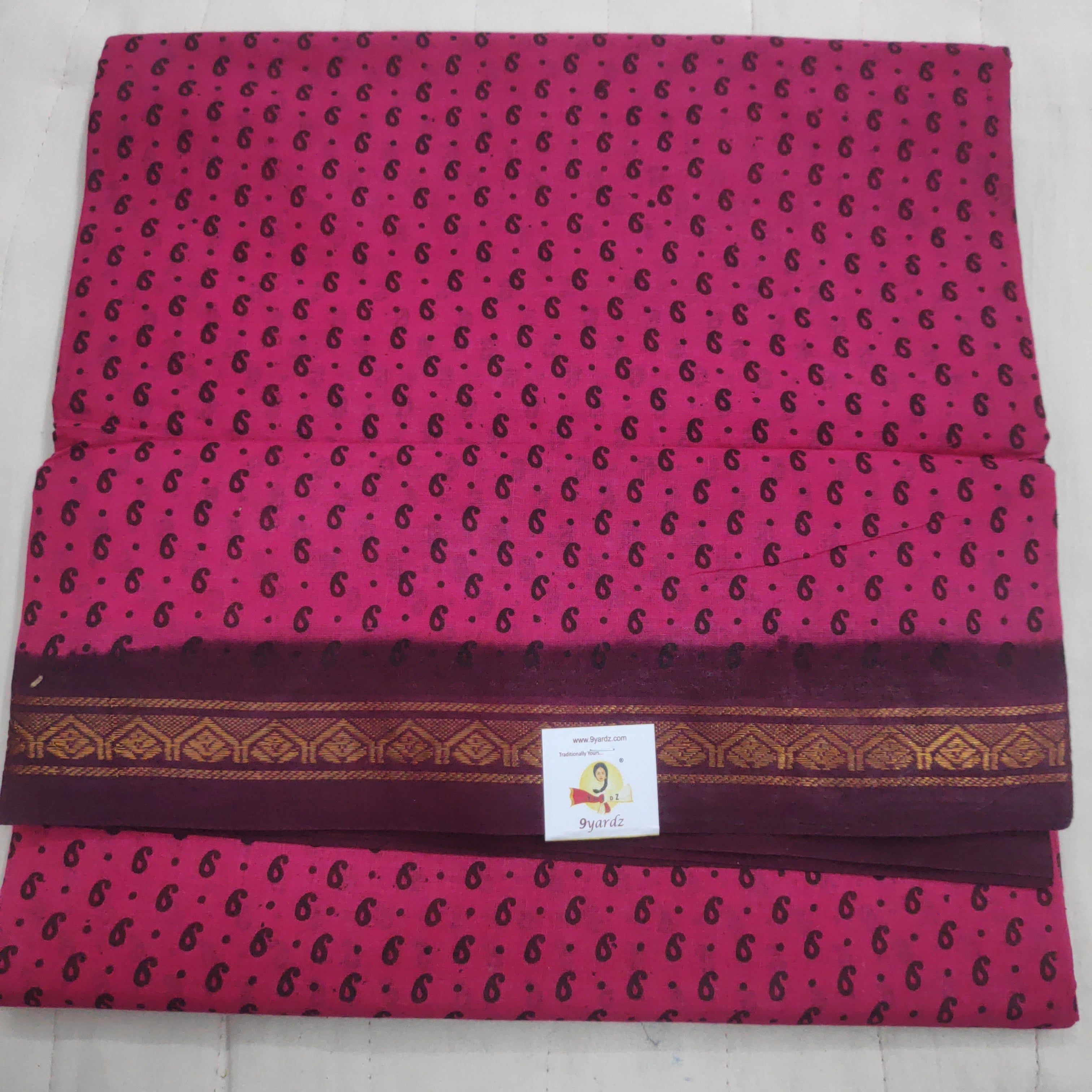 Sungudi cotton 10.5 yards madisar