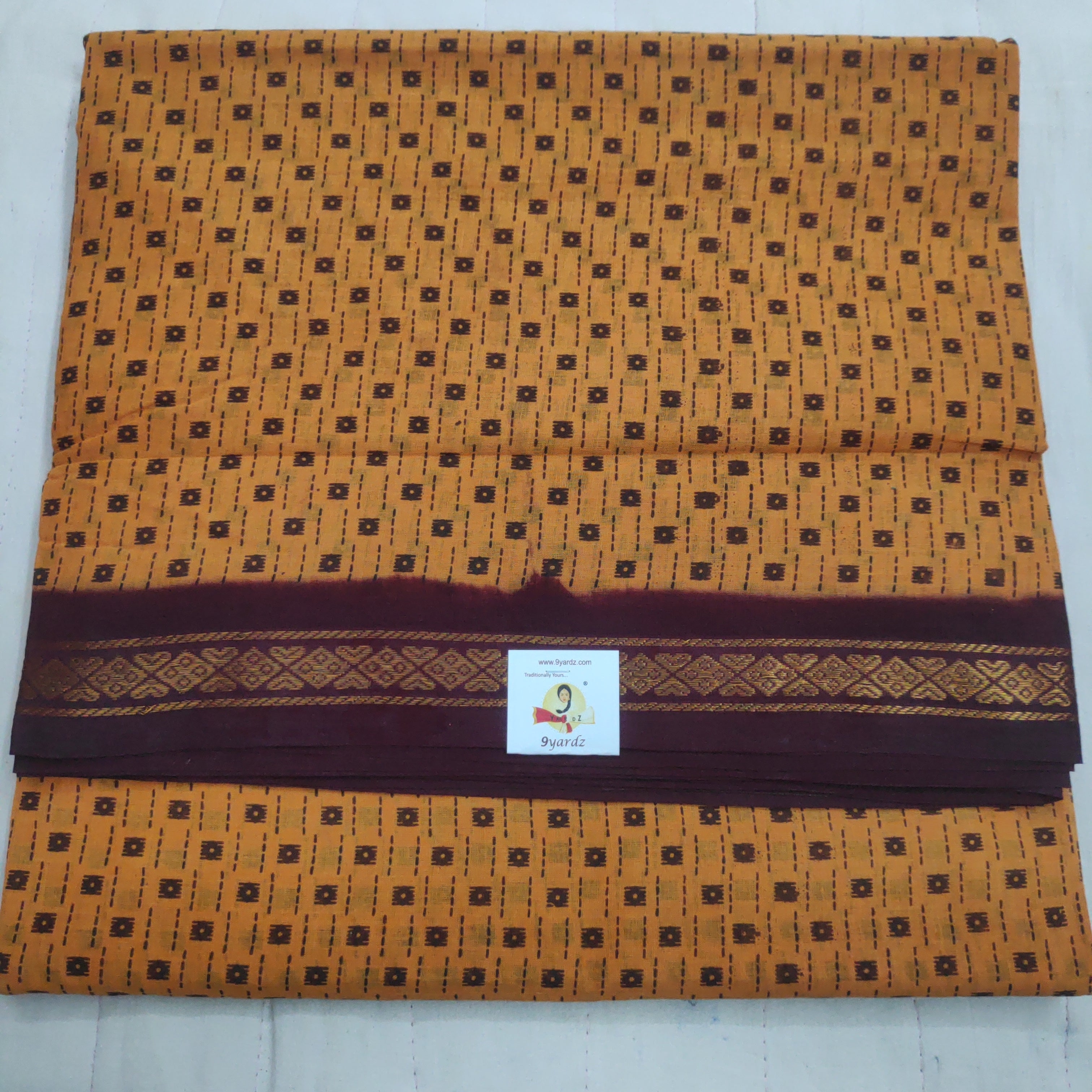 Sungudi cotton 10.5 yards madisar