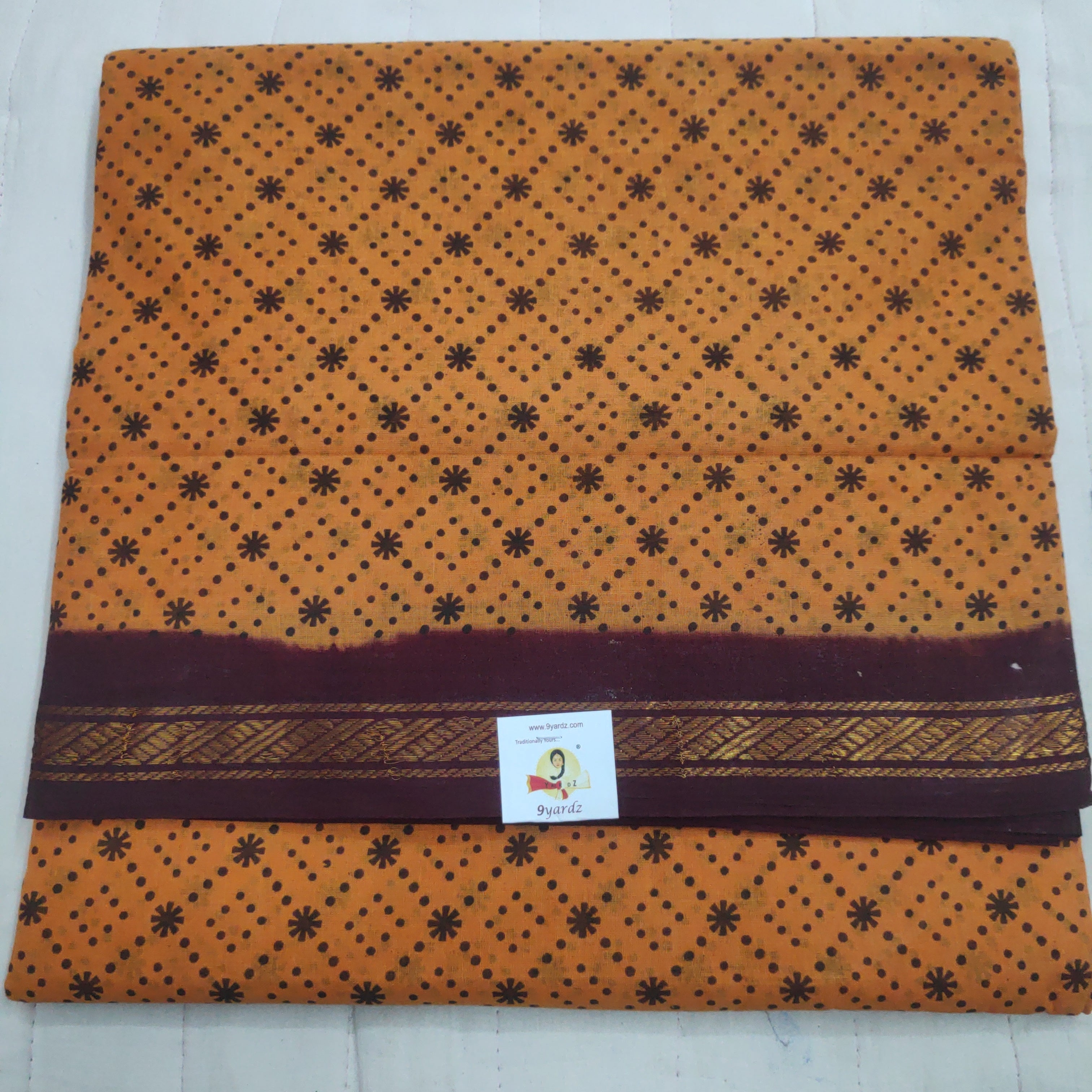 Sungudi cotton 10.5 yards madisar