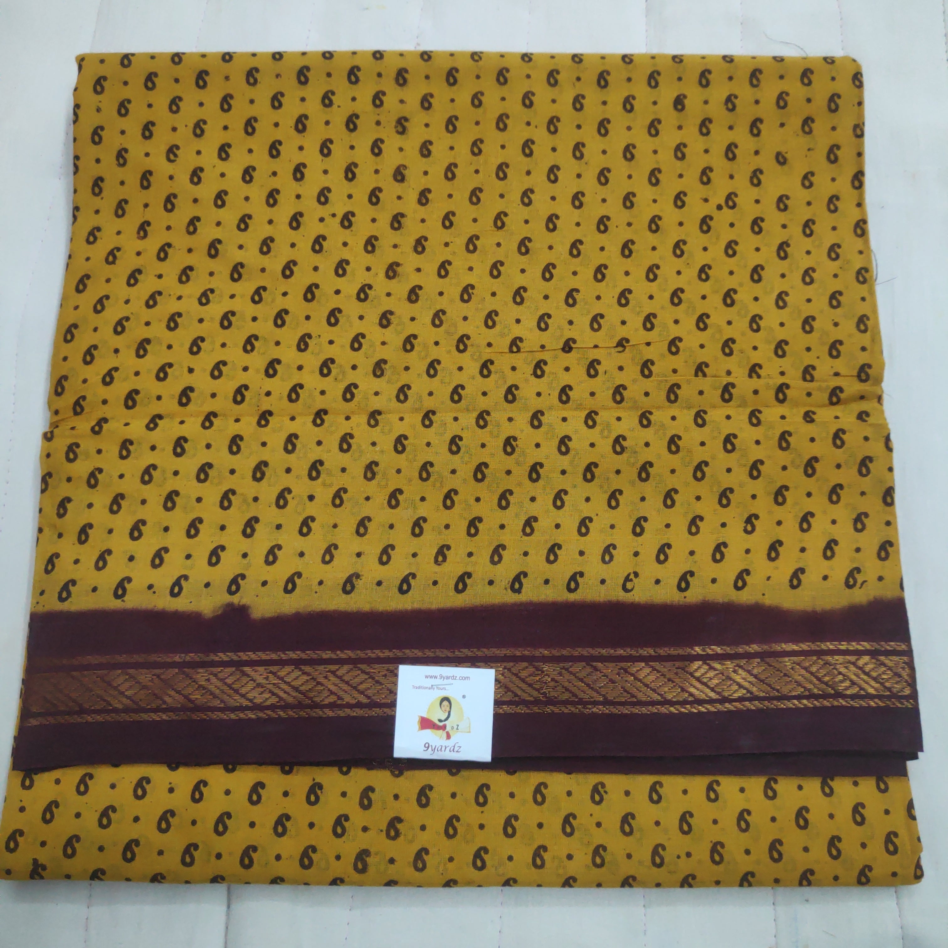 Sungudi cotton 10.5 yards madisar